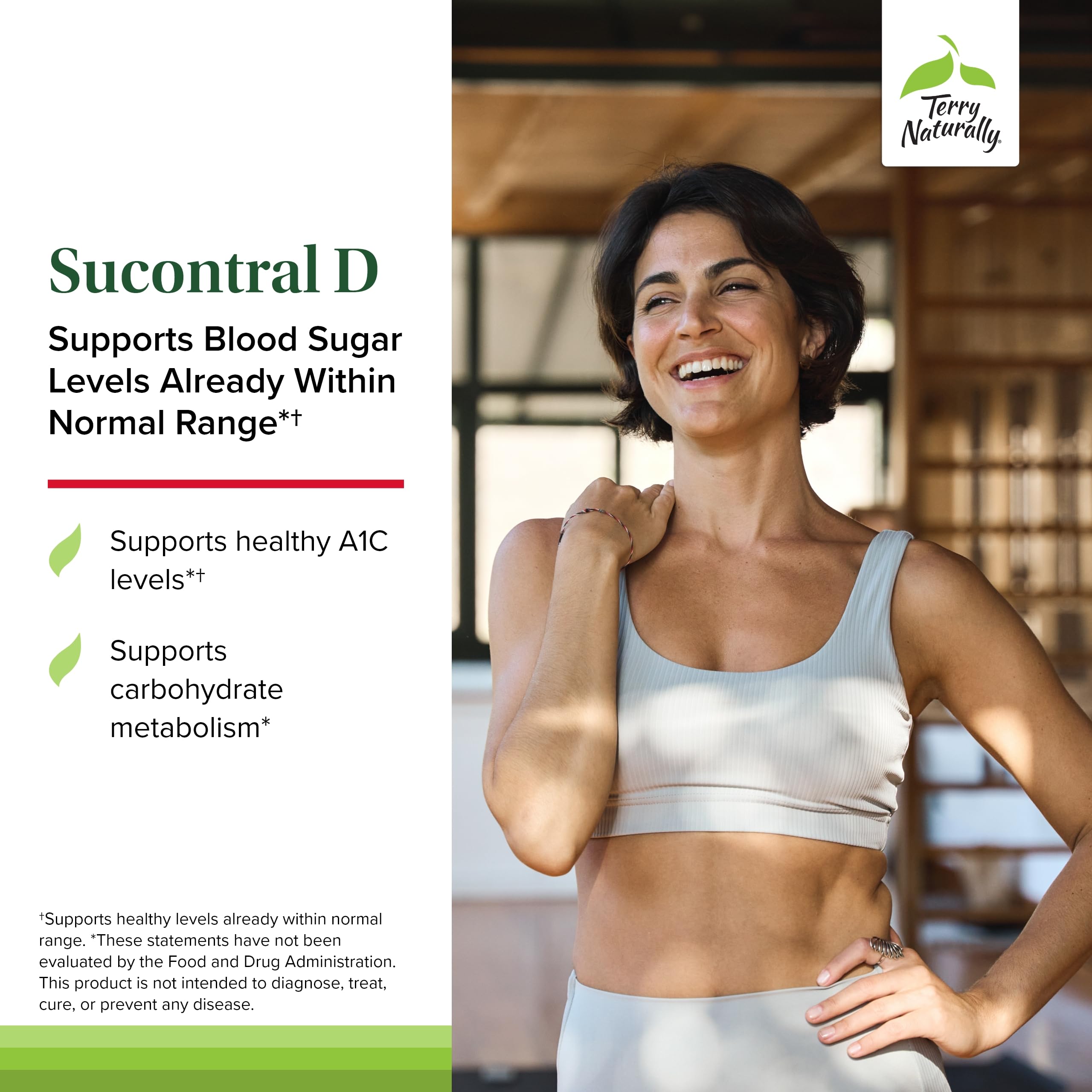 Terry Naturally Sucontral D - B-Complex & Folate Supplement - Carbohydrate Metabolism Support - Vitamin & Mineral Supplement with Zinc & Chromium - 60 Capsules (Pack of 2) Terry Naturally uk supplements