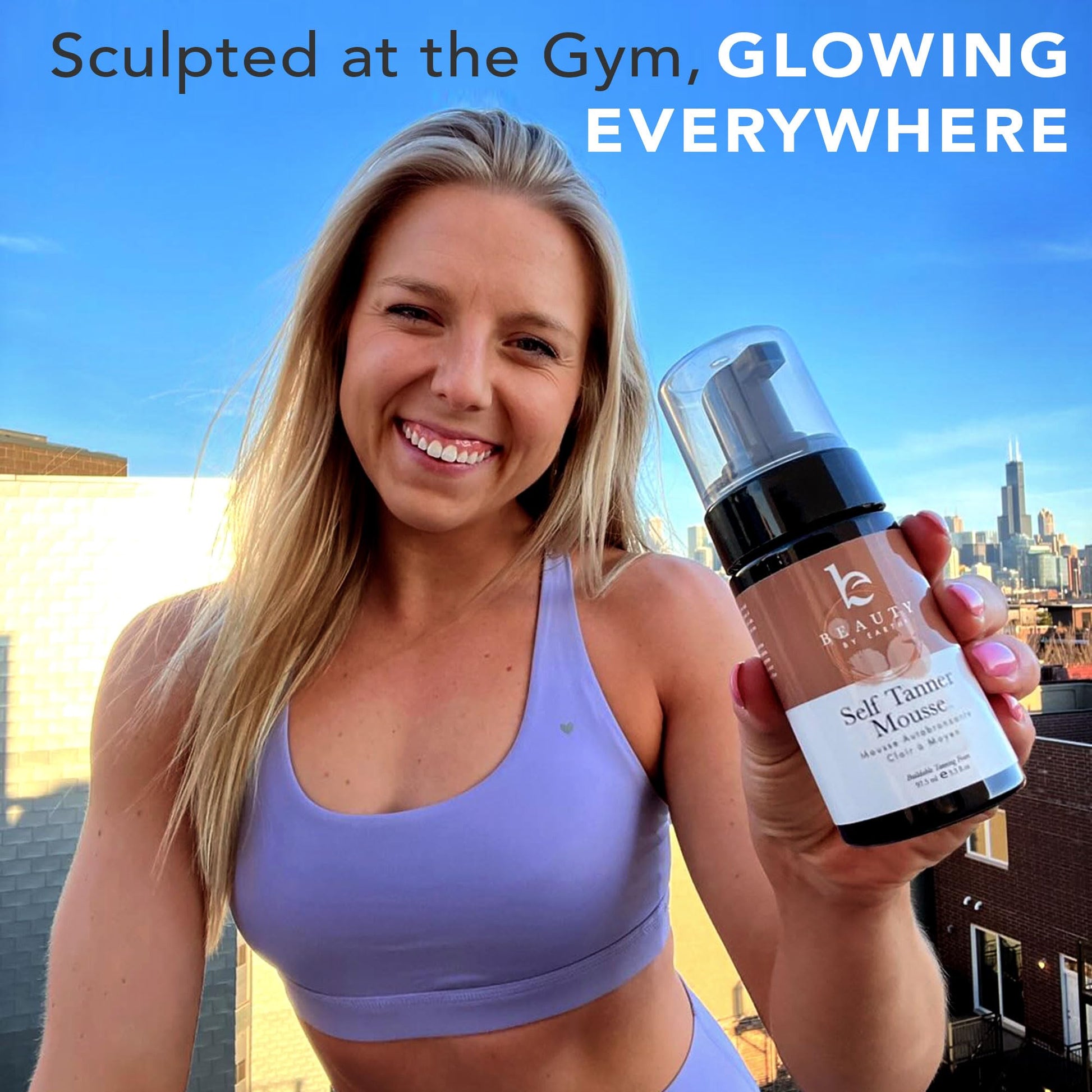 Self Tanner Tanning Mousse Kit - USA Made with Natural & Organic Ingredients Beauty by Earth uk supplements