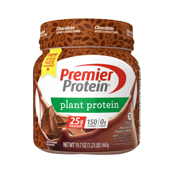 Premier Protein Powder Plant Protein, Chocolate, 25g Plant-Based Protein, 0g Sugar Premier Protein uk supplements