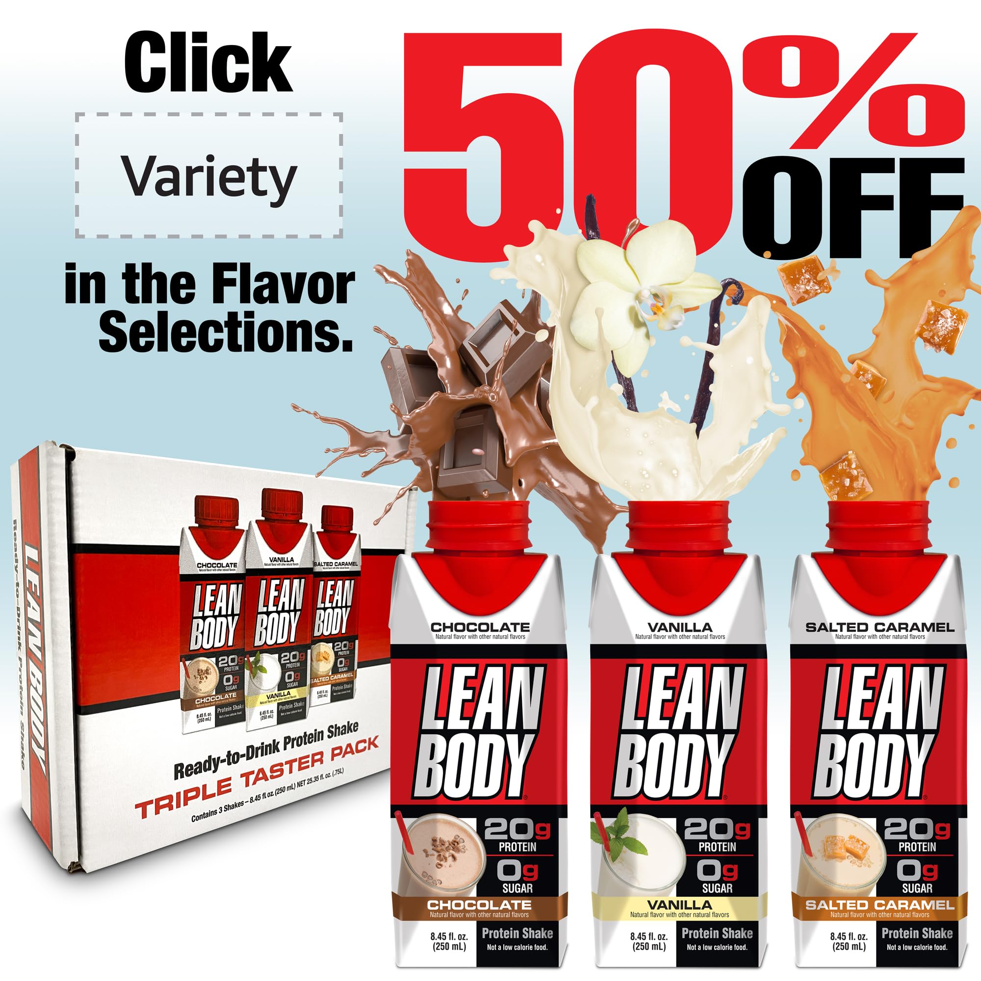 Labrada Lean Body Ready-to-Drink Strawberry Protein Shake, 40g Protein, Whey Blend Labrada uk supplements