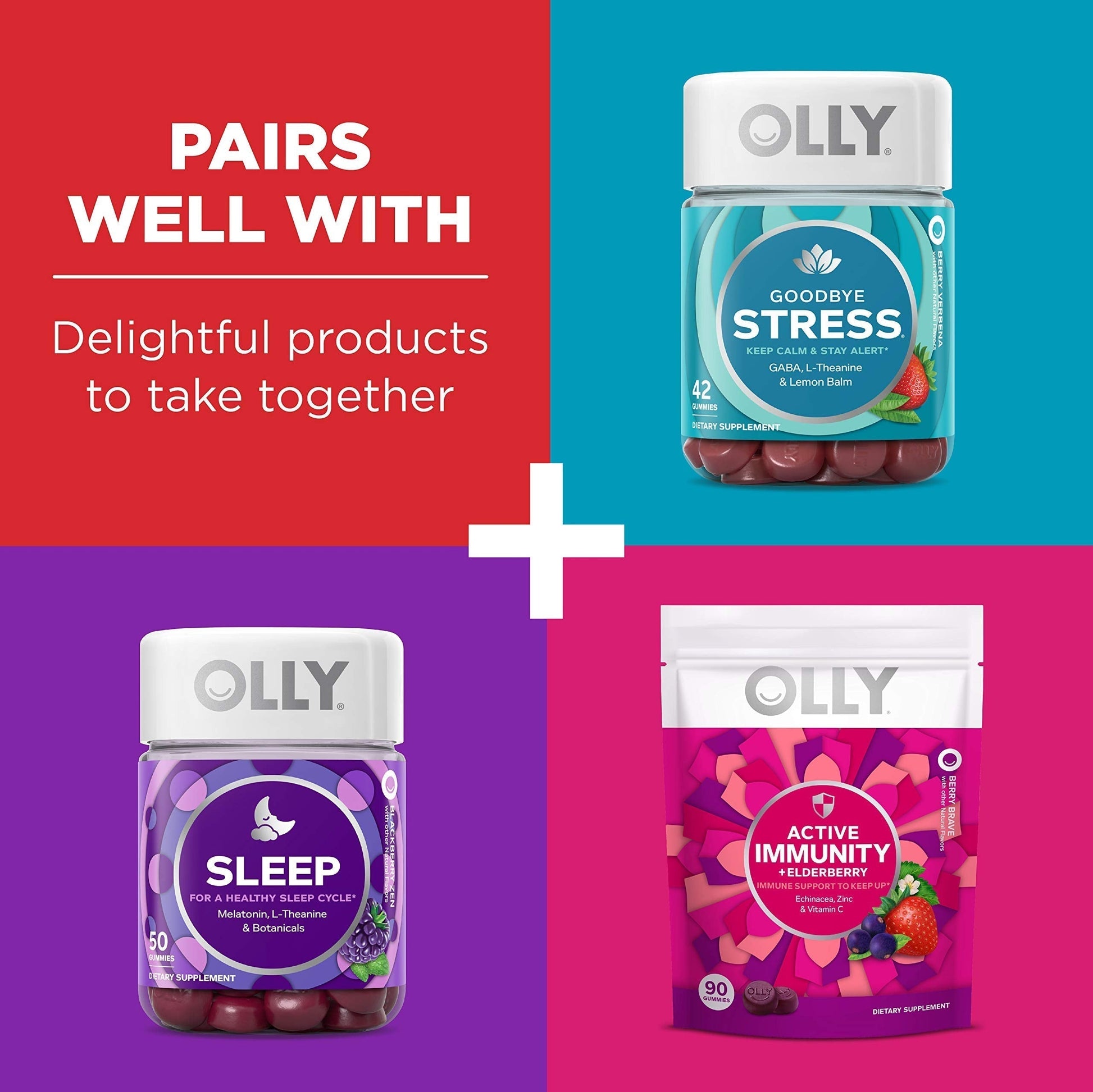 OLLY Multi + Probiotic Adult Multivitamin Gummy, 1 Billion CFUs, Digestive and Immune Support Chewable Supplement, Tropical Twist, 35 Day Supply - 70 Count OLLY uk supplements