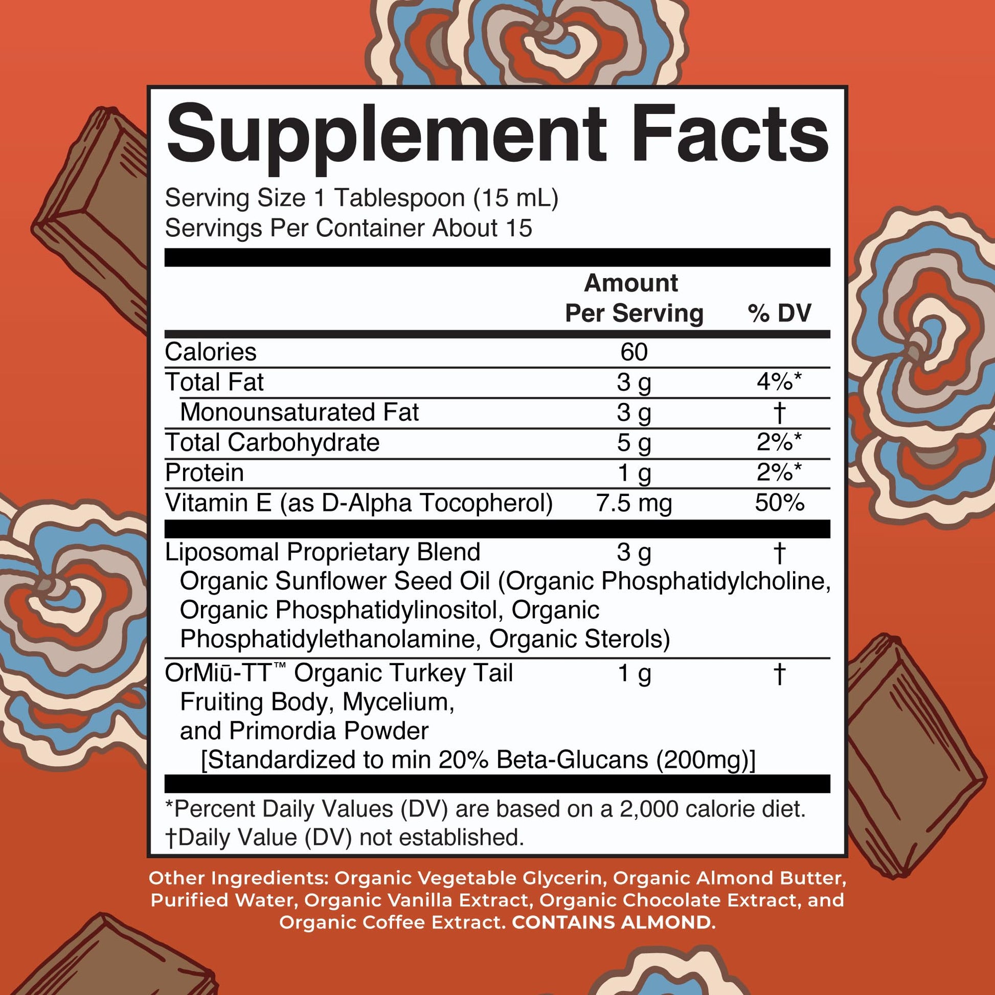 MaryRuth Organics Turkey Tail Mushroom Supplement | Ultra Absorption Liposomal | Full Spectrum | 200mg Beta-Glucans Per Serving | Vegan | 7.6 oz | 15 Servings MARYRUTH'S uk supplements