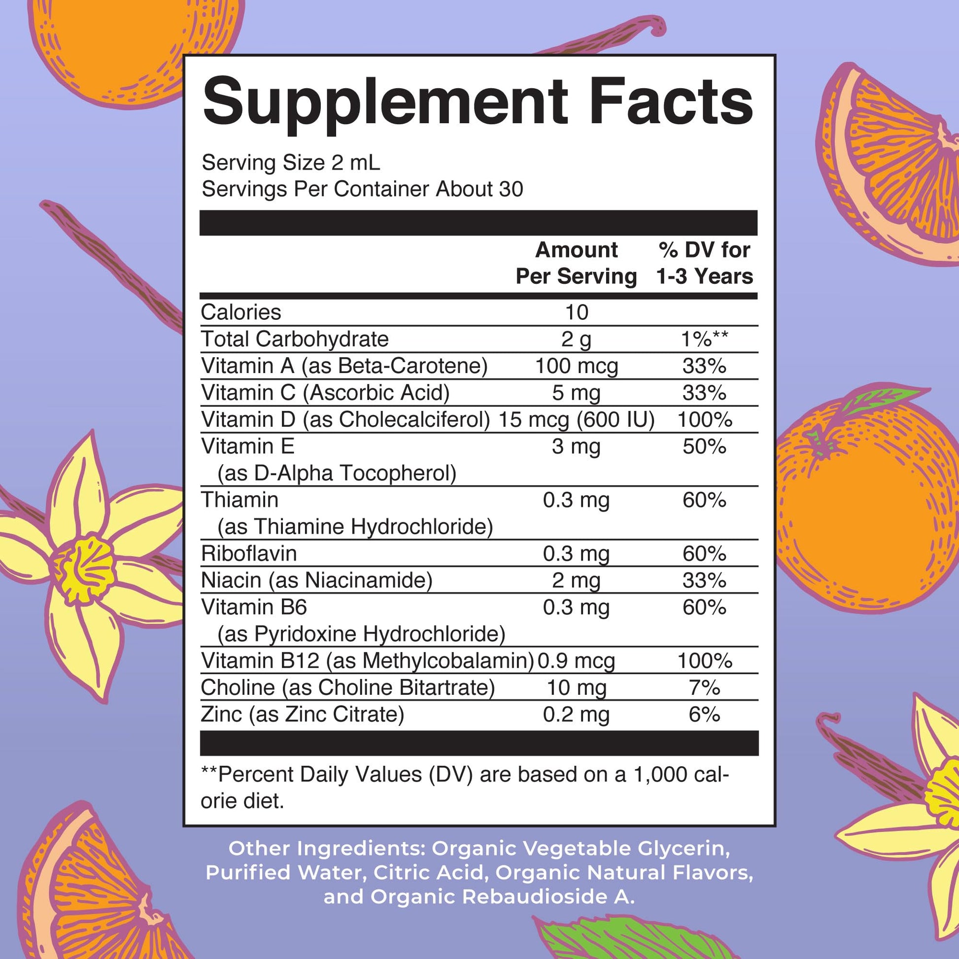 MaryRuth's Toddler Multivitamin | Vitamin A C D E B6 B12 Zinc | Healthy Growth Support | Immunity | Bone Health | Cognitive Function | Organic | Sugar Free | Vegan | Non-GMO | 2 Fl Oz | 30 Day Supply MARYRUTH'S uk supplements
