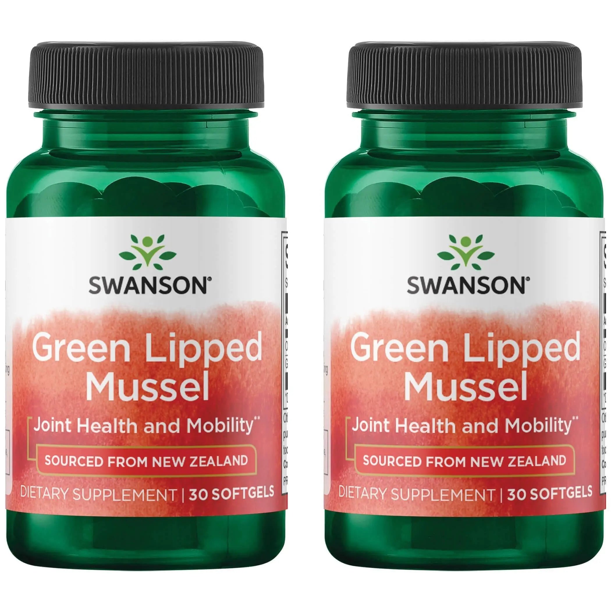Swanson New Zealand Green Lipped Mussel Oil 30 Sgels (2 Pack) Swanson uk supplements