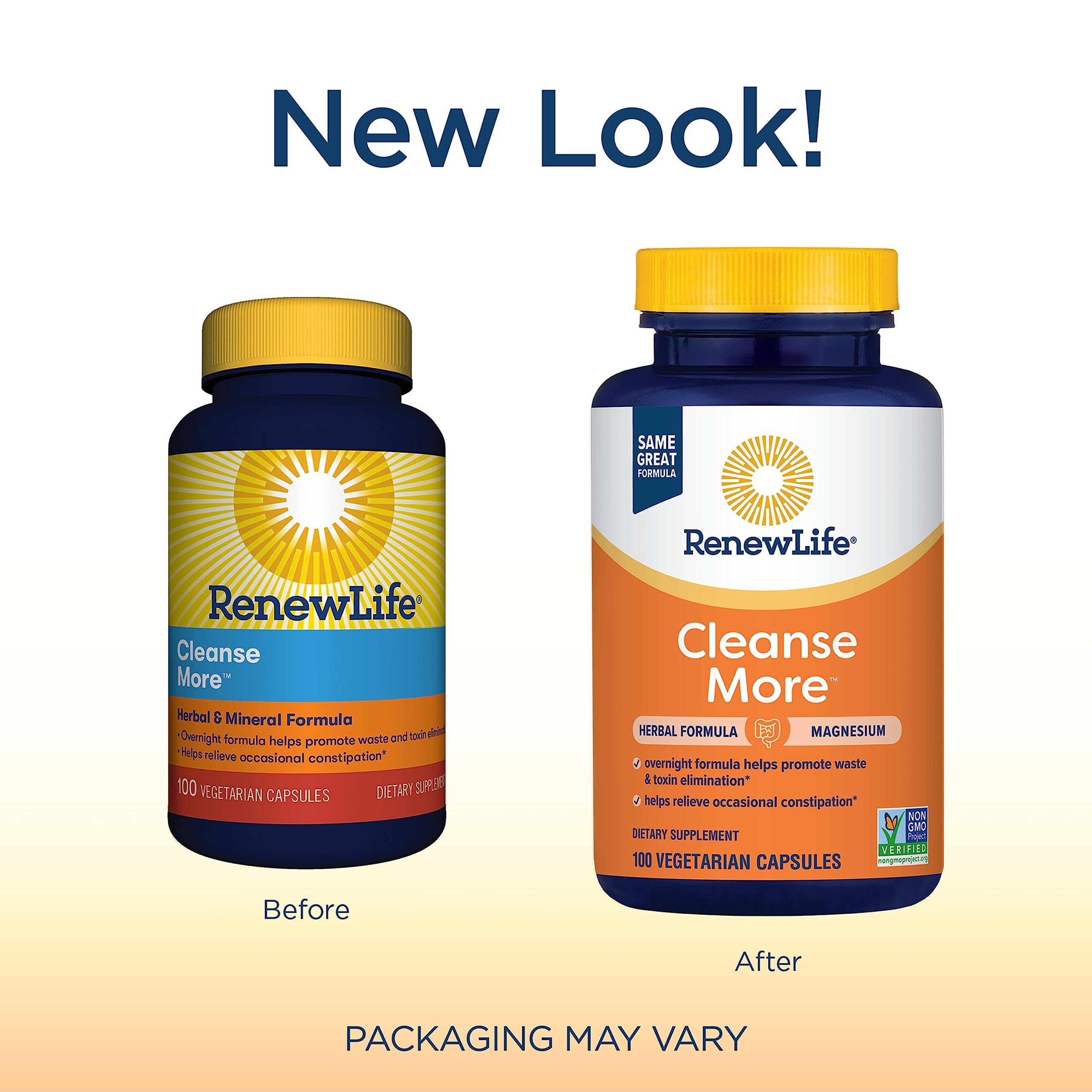 Renew Life Detox Cleanse More, Reduces Bloating and Restores Regularity, Overnight Constipation Relief Renew Life uk supplements