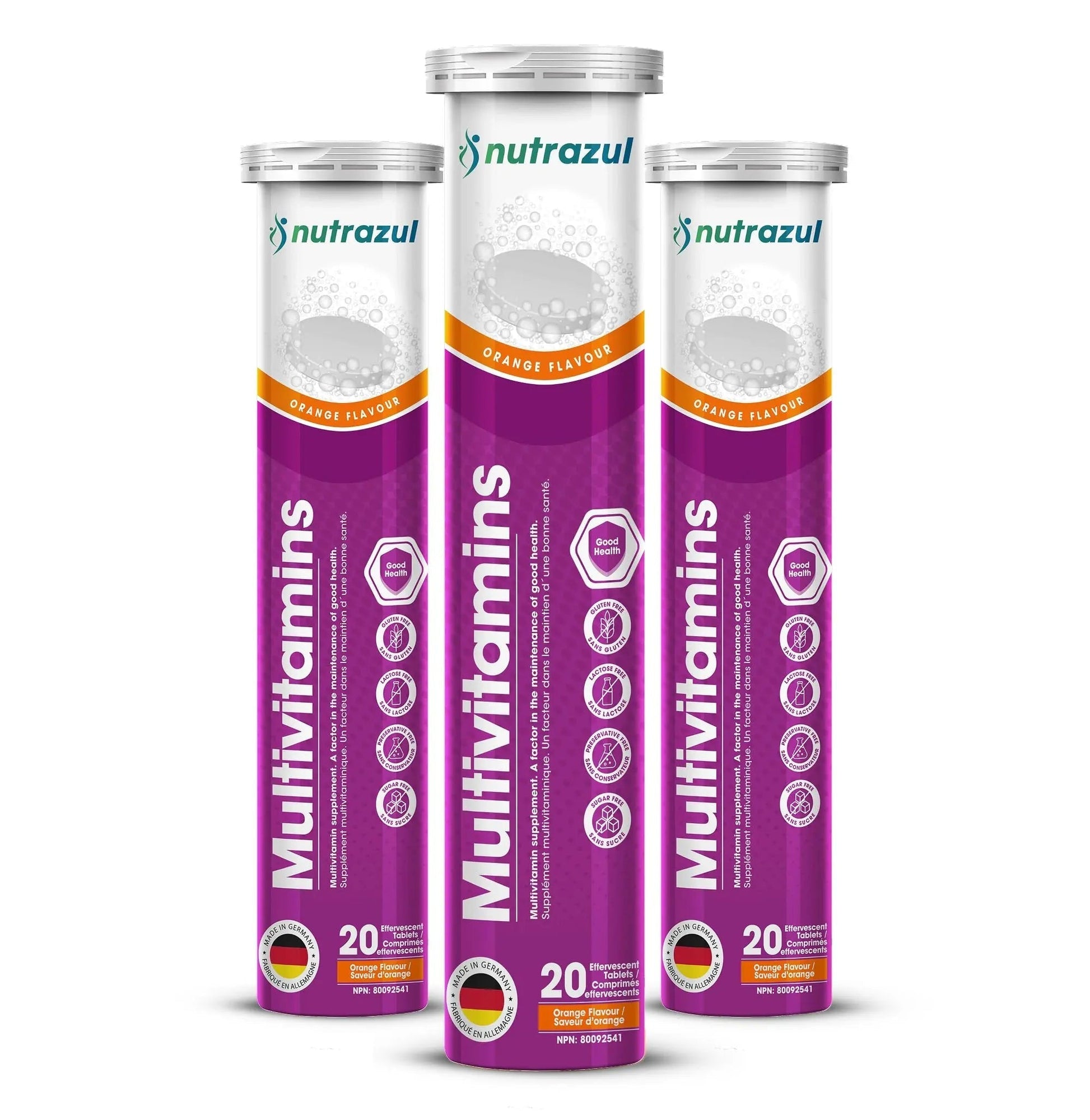 nutrazul Multivitamin Effervescent Tablets, Supplement for Daily Wellness & 9 Essential Vitamins, Contains Vitamin with Vitamin C & B Complex nutrazul uk supplements