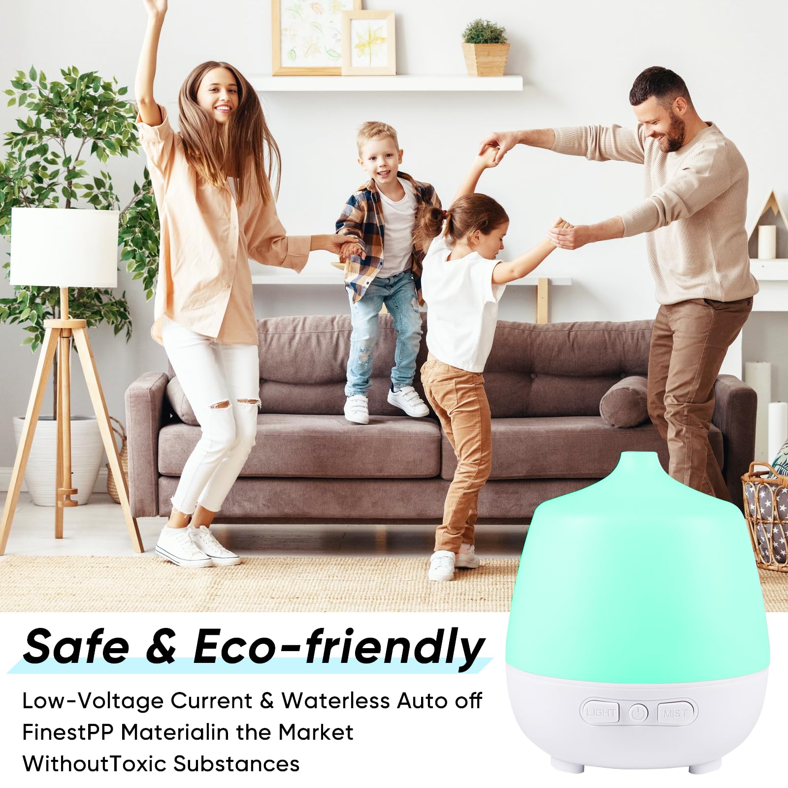 HAPPTWS 220Ml Essential Oil Diffuser - Diffusers for Essential Oils Aromatherapy Diffuser HAPPTWS uk supplements