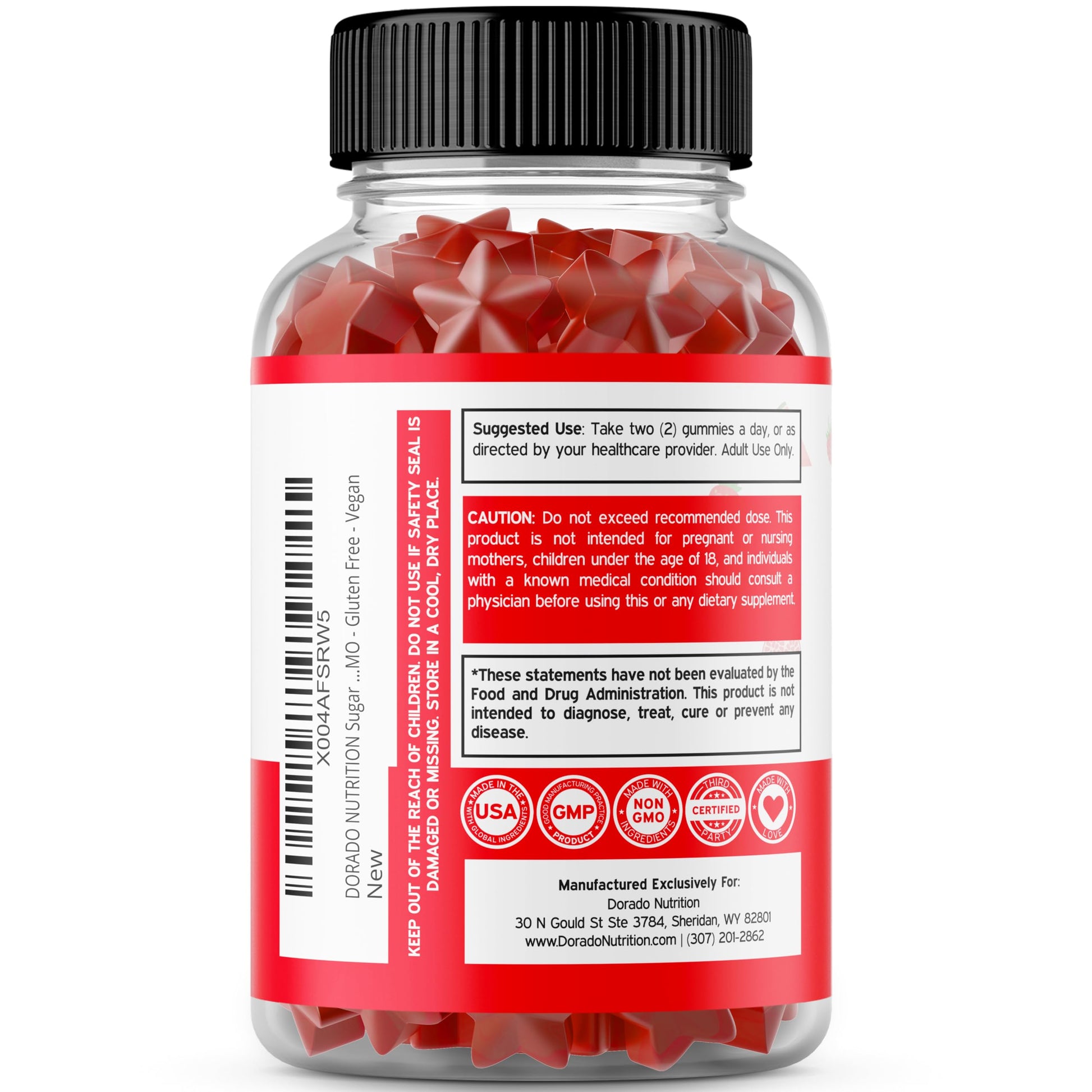 Fruit and Veggies Supplement (120 Gummies) - Premium Sugar-Free Superfood Super Green & Fruit Gummies for Adults - Immunity Support for Men & Women - Non GMO, Vegan Safe & Made in USA DORADO NUTRITION uk supplements