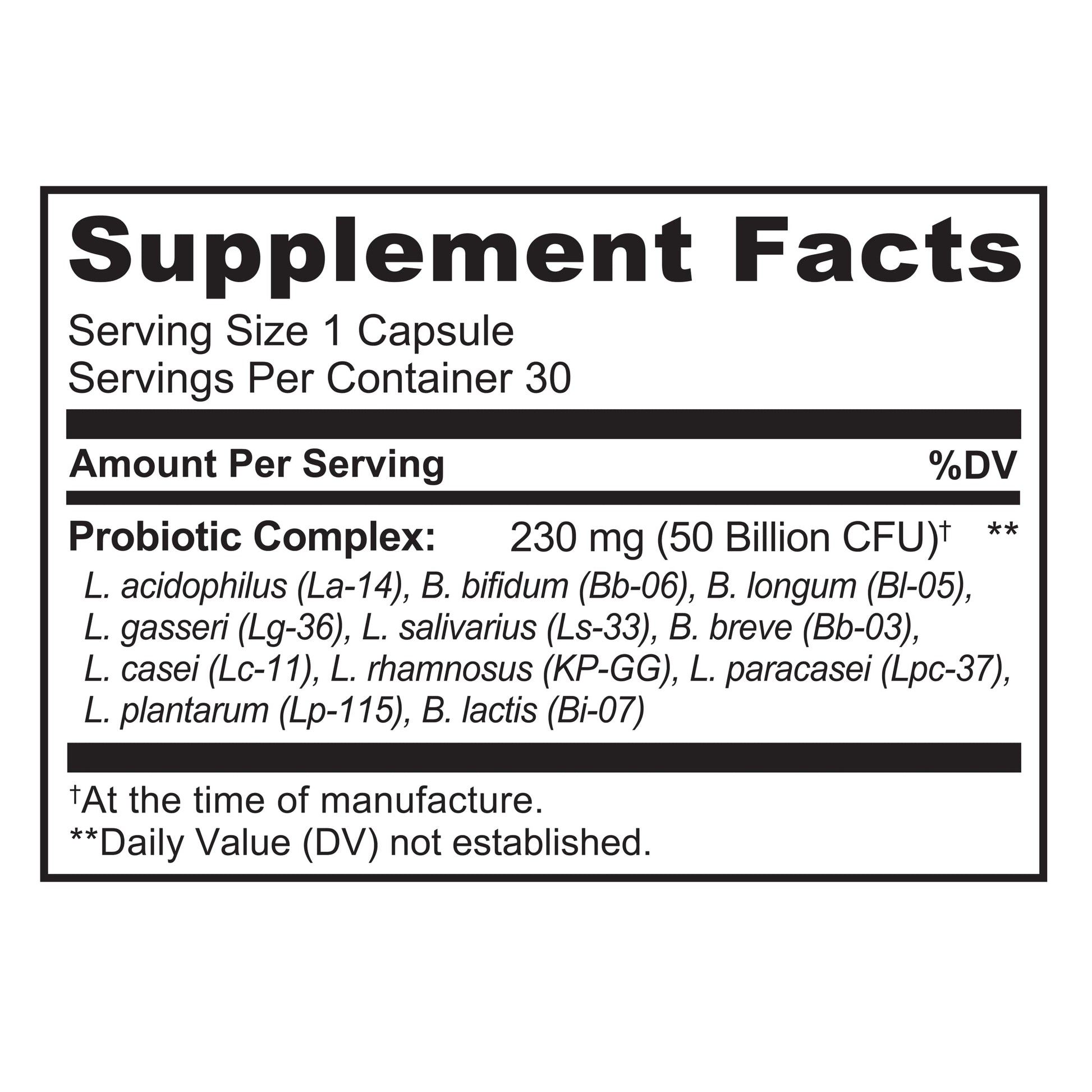 NATURELO Probiotic Supplement - 50 Billion CFU - 11 Strains - One Daily - Helps Support NATURELO uk supplements
