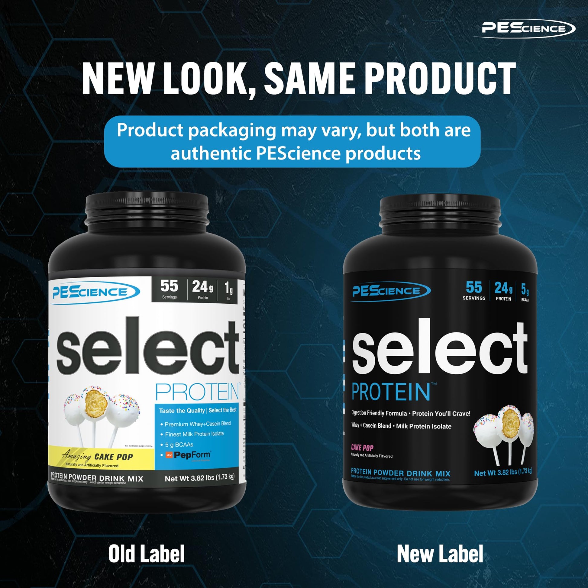 PEScience Select Low Carb Protein Powder, Cake Pop, 27 Serving, Keto Friendly PEScience uk supplements