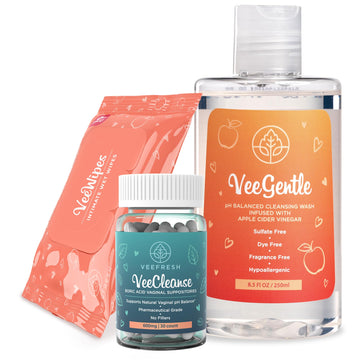 VeeFresh VeePower Bundle - A Convenient Feminine Care Bundle for Any-Time Freshness & Odor Control VeeFresh uk supplements