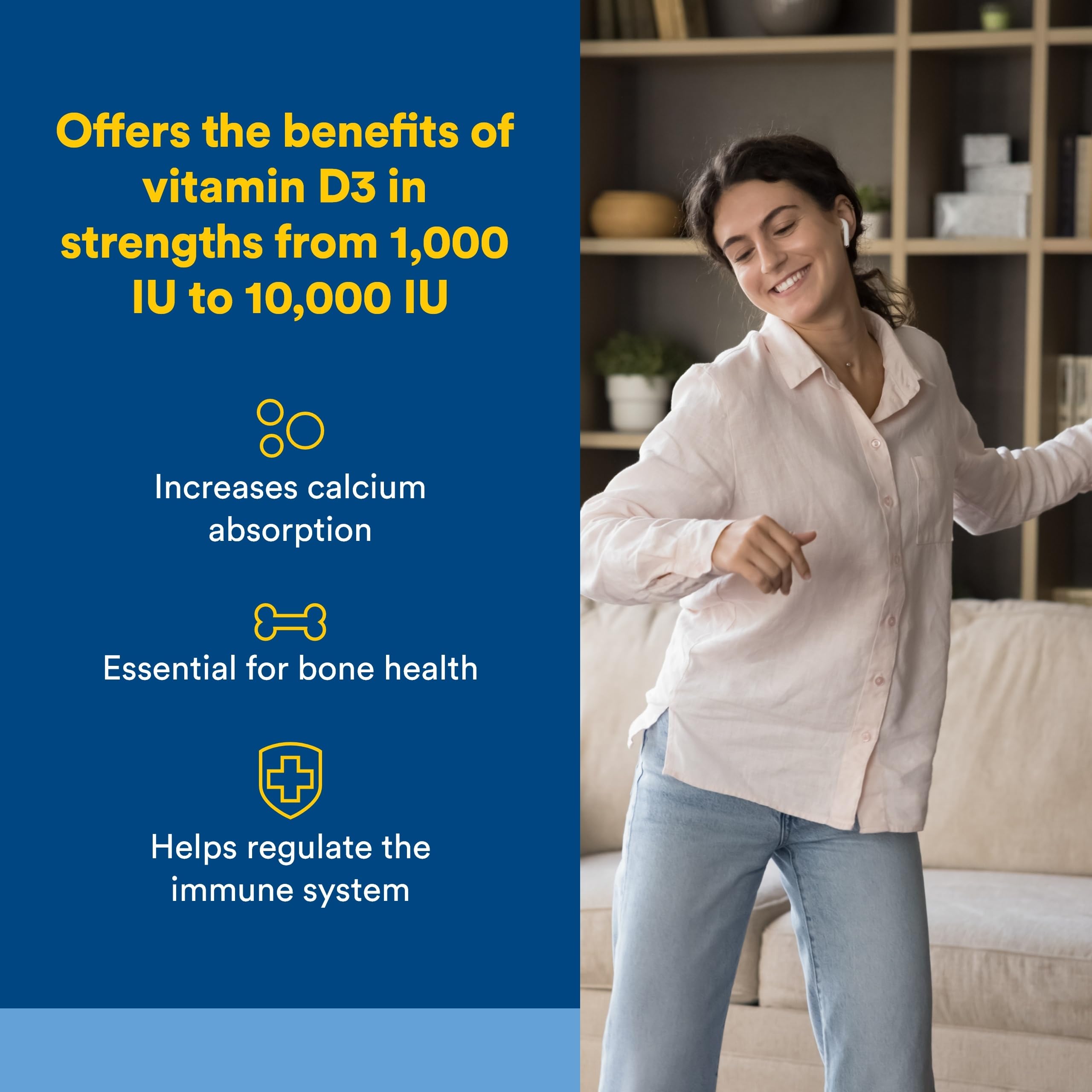 Natural Factors, Vitamin D3 5000 IU (125 mcg), Supports Strong Bones, Muscles and Immune Function, 360 Softgels Natural Factors uk supplements