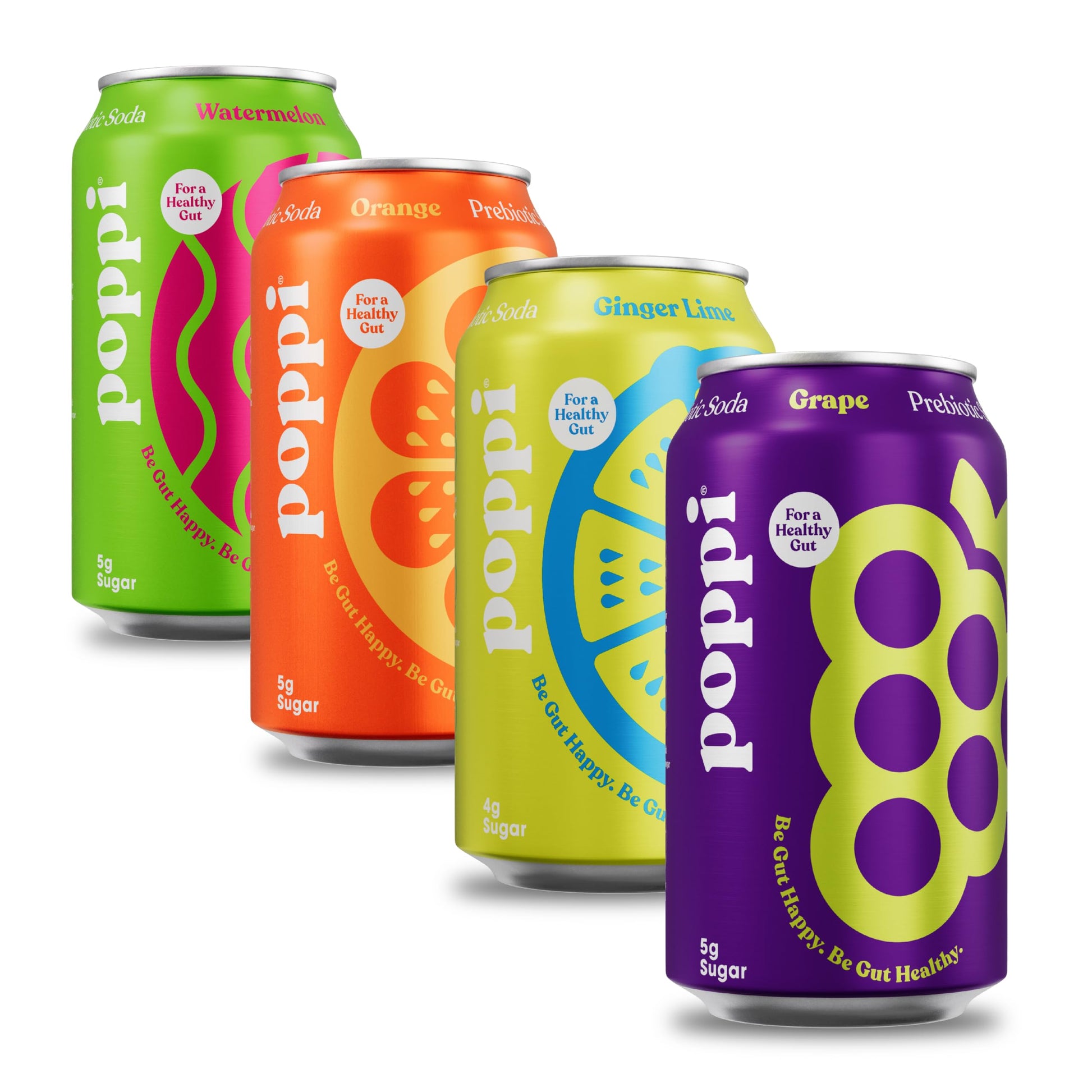 POPPI Sparkling Prebiotic Soda, Beverages w/Apple Cider Vinegar, Seltzer Water & Juice poppi uk supplements
