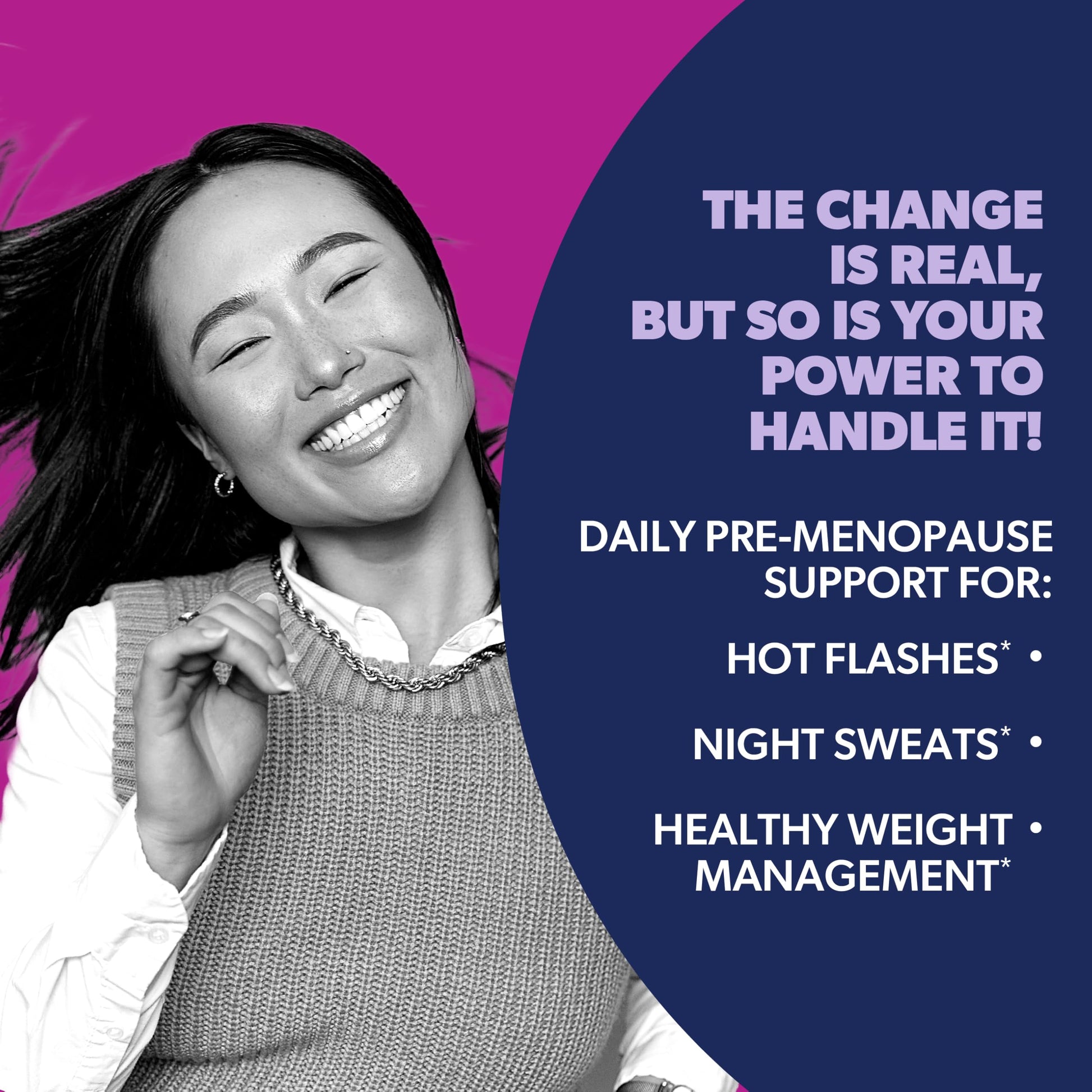AZO® Daily Pre-Menopause Relief Perimenopause Supplements for Women, Hot Flash, Night Sweat and Healthy Weight Management Support* - 30 Count AZO uk supplements