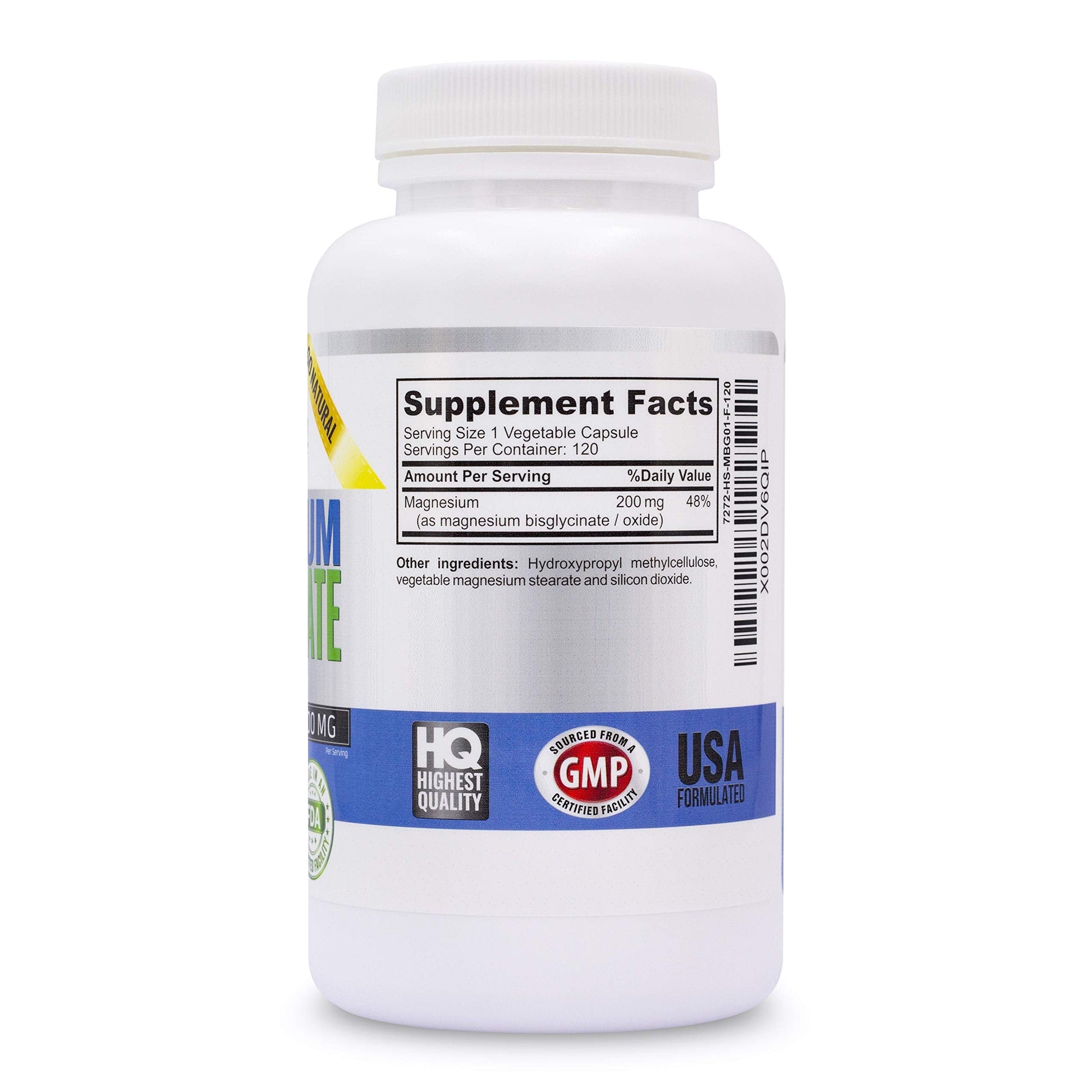 Vitalité Now! Magnesium Bisglycinate 200mg - 100% Chelated Capsules for Superior Absorption - Gentle Formula, No Laxative Effect - Sleep Energy Cramps Muscle Support - Fully Reacted & Buffered Vitalité Now! uk supplements