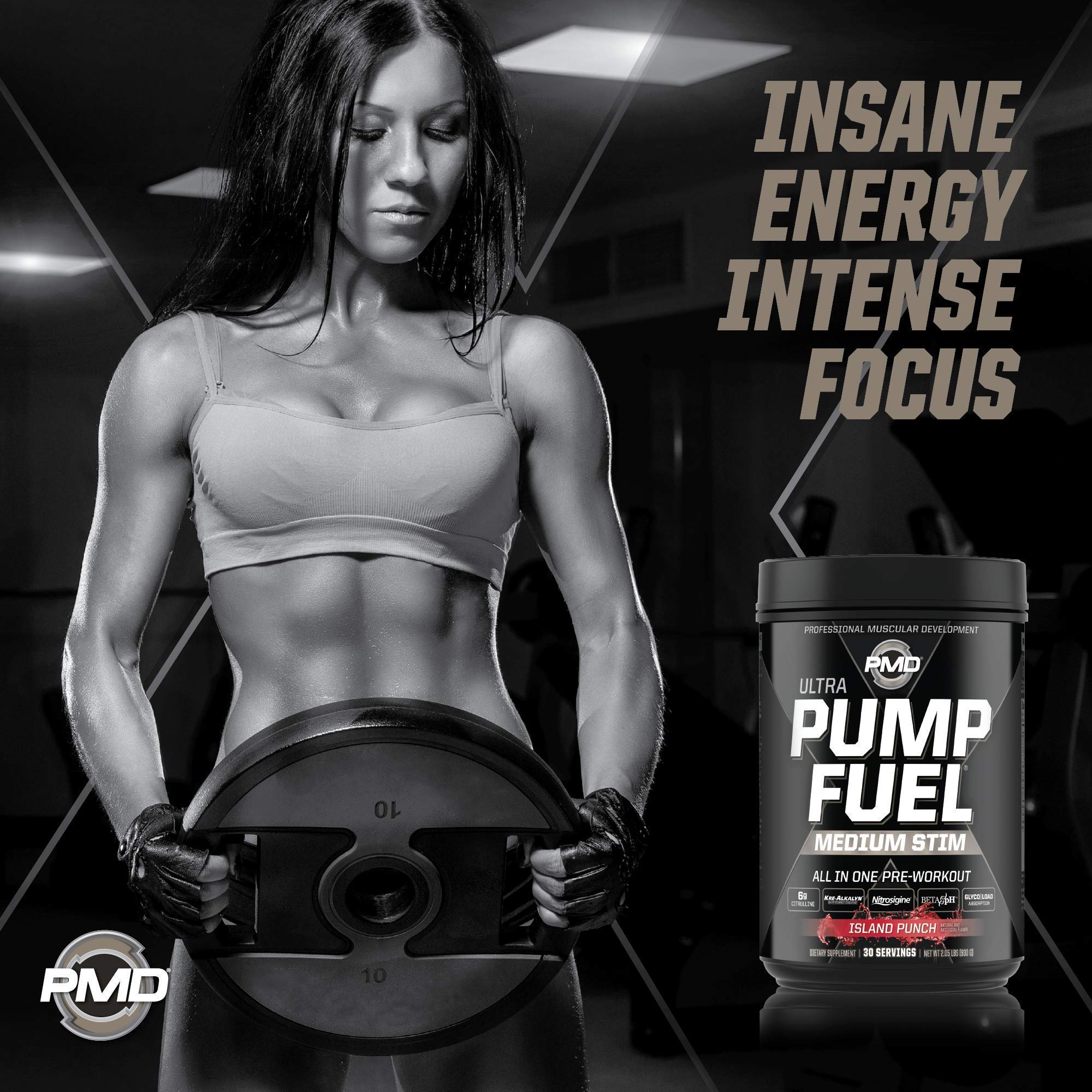 PMD Sports Ultra Pump Fuel - Pre Workout - Island Punch (30 Servings) Sports Omega PMD uk supplements