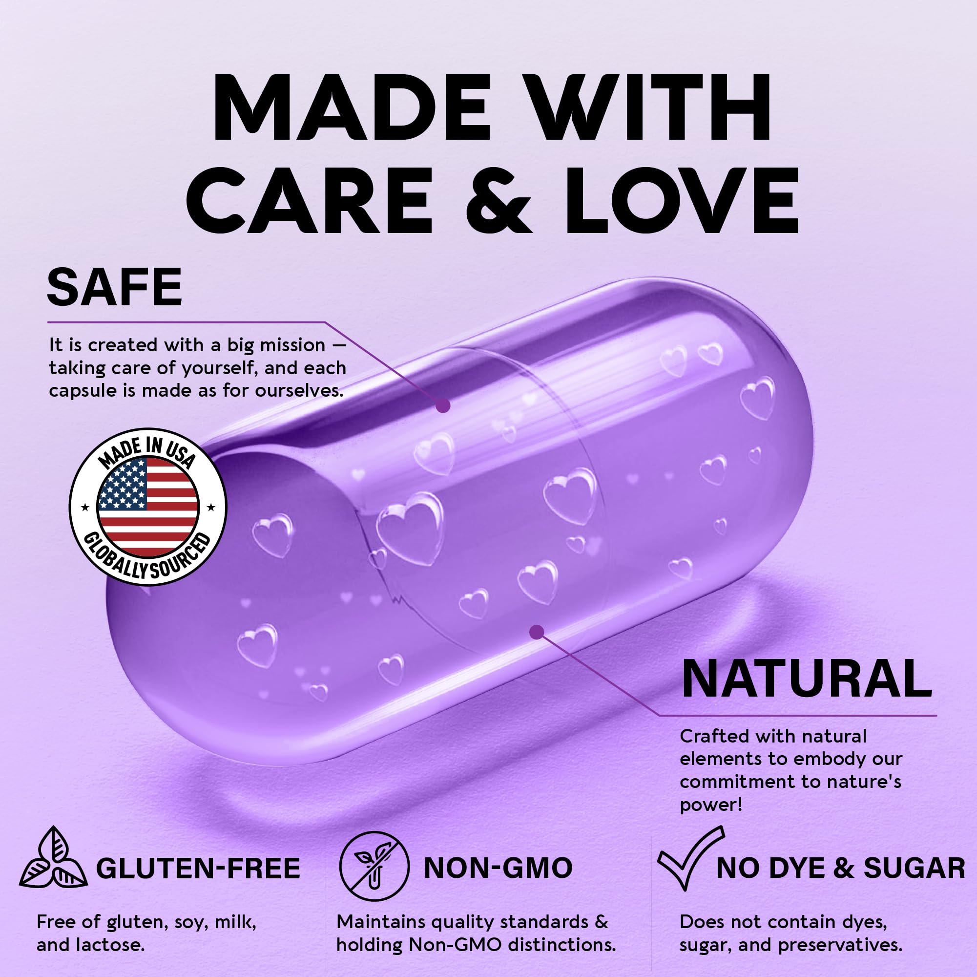 Biotin | Collagen | Keratin | Hyaluronic Acid - Hair Growth Support Pills, 25000 mcg NUTRAHARMONY uk supplements