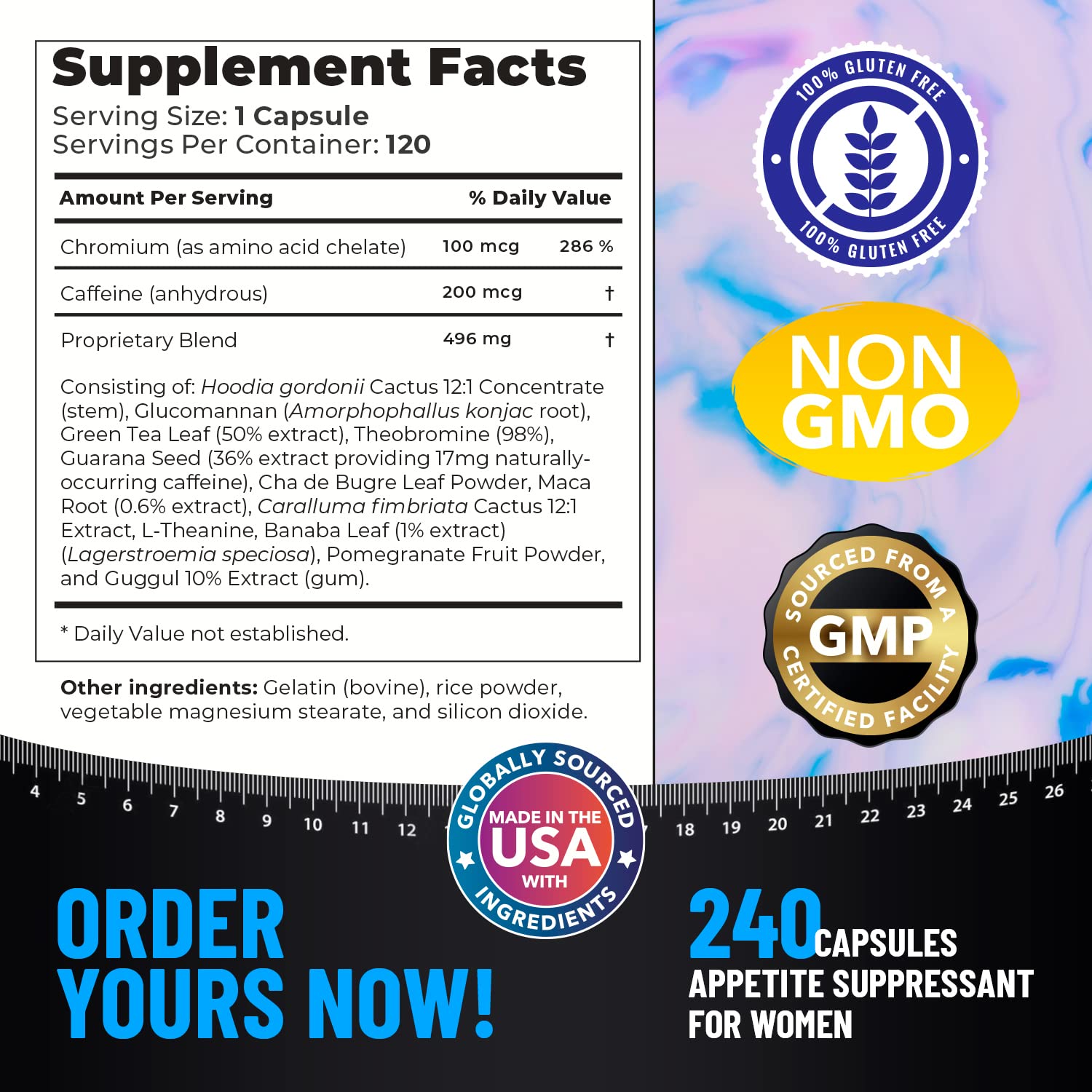 Appetite Suppressant for Women - Weight Loss Pills for Bloating Relief & Carb Blocker Helix Heal uk supplements
