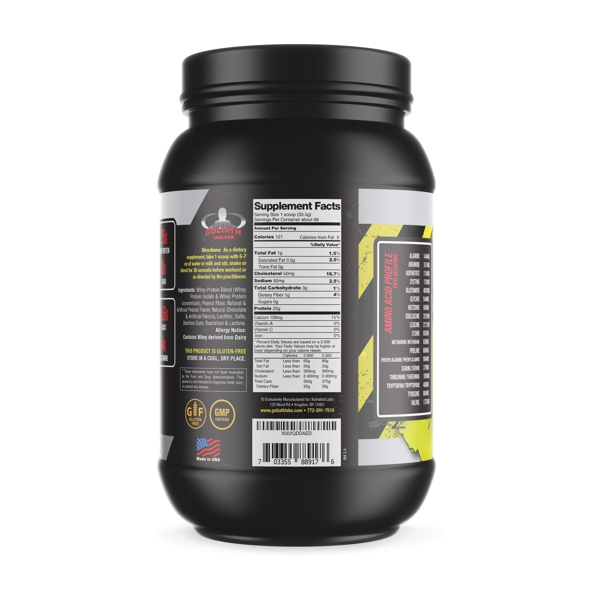 COLOSSAL LABS Whey Protein Powder [15 lbs/Pack of 1]– Peanut Butter-Chocolate Protein COLOSSAL LABS uk supplements