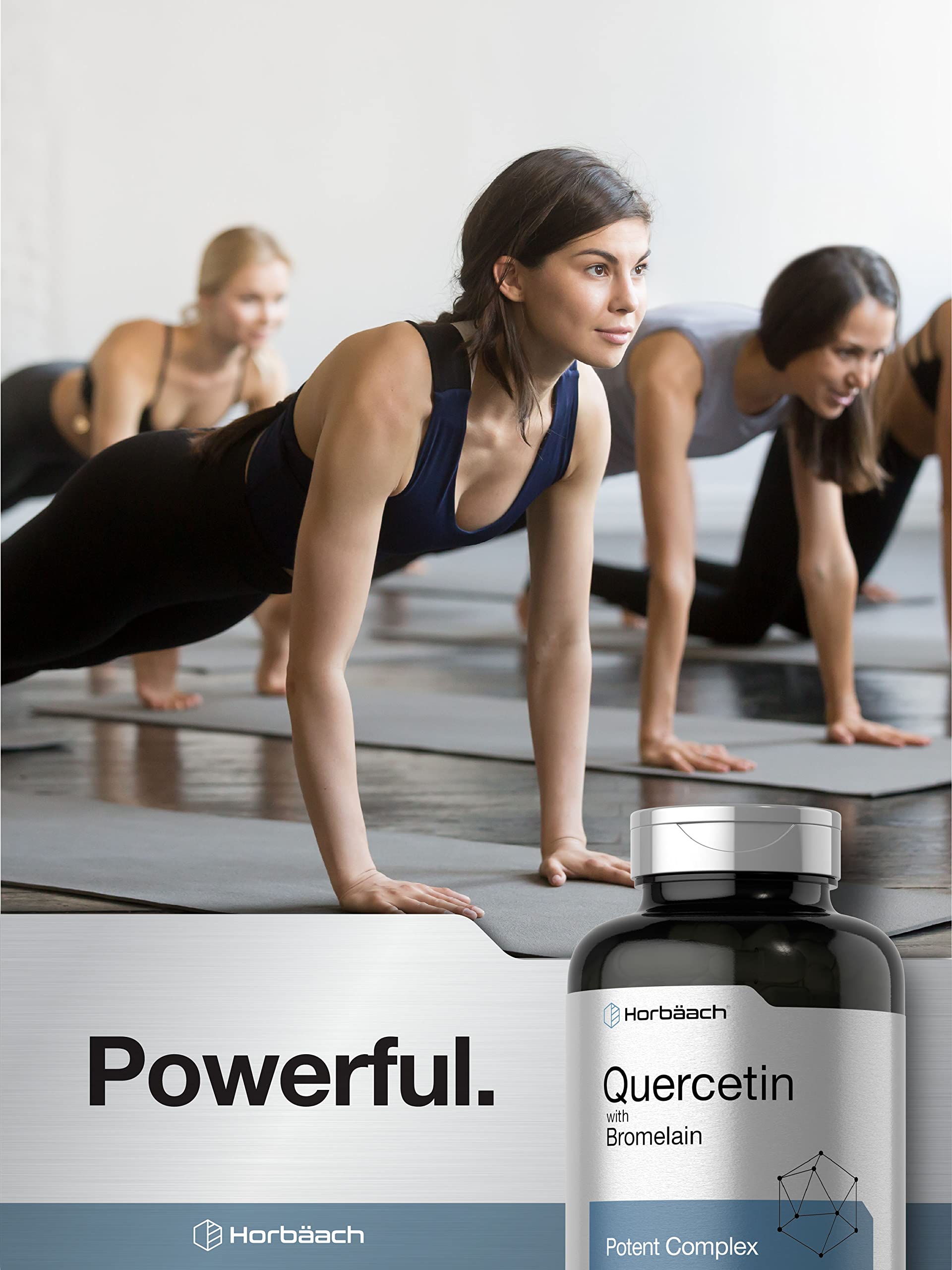 Quercetin with Bromelain Supplement | 240 Capsules | Non-GMO and Gluten Free Horbäach uk supplements