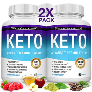 Toplux Keto Pills Ketosis Diet - Natural Ketosis Using Ketone & Ketogenic Diet, Support Toplux uk supplements