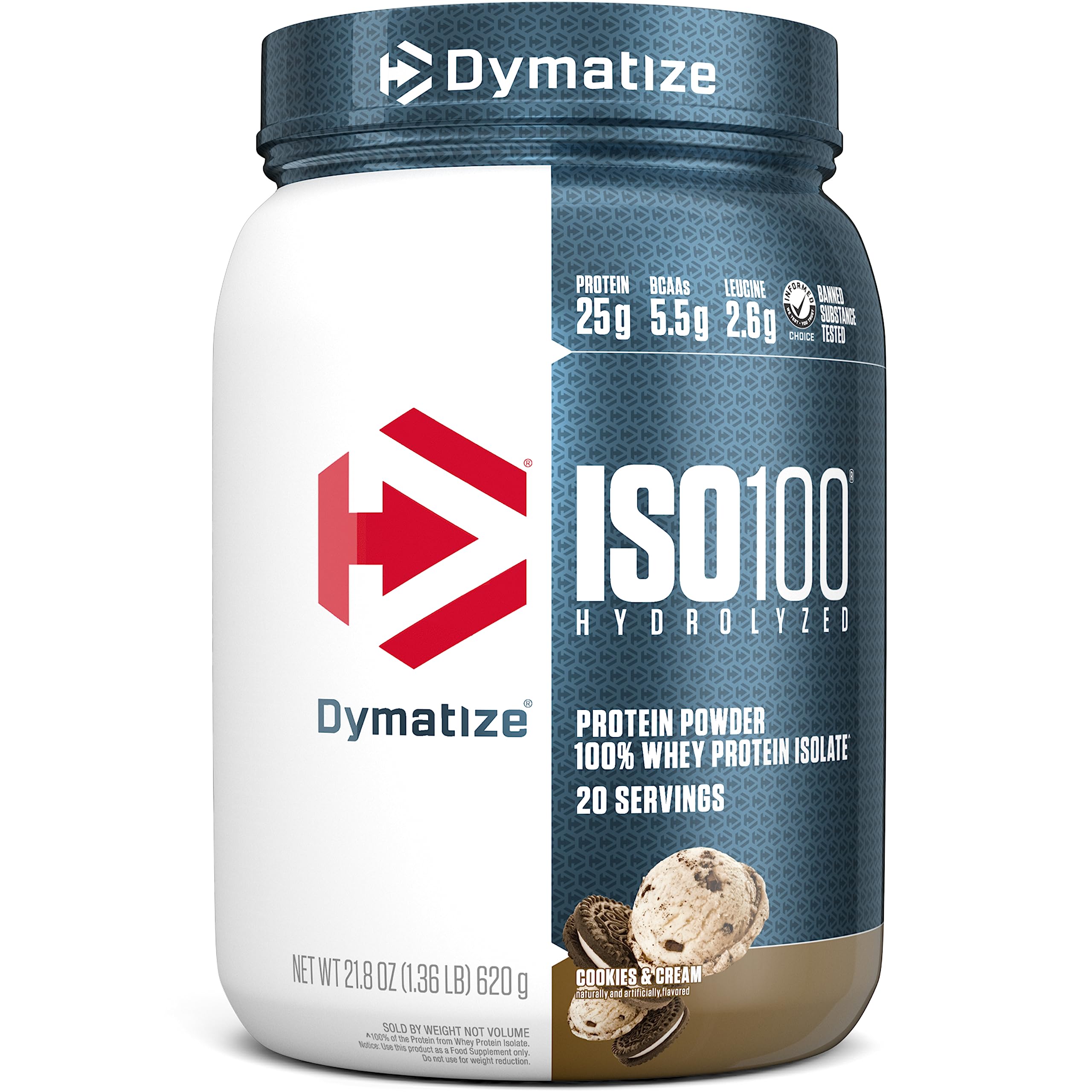 Dymatize ISO100 Hydrolyzed Protein Powder, 100% Whey Isolate Protein, 25g of Protein Dymatize uk supplements