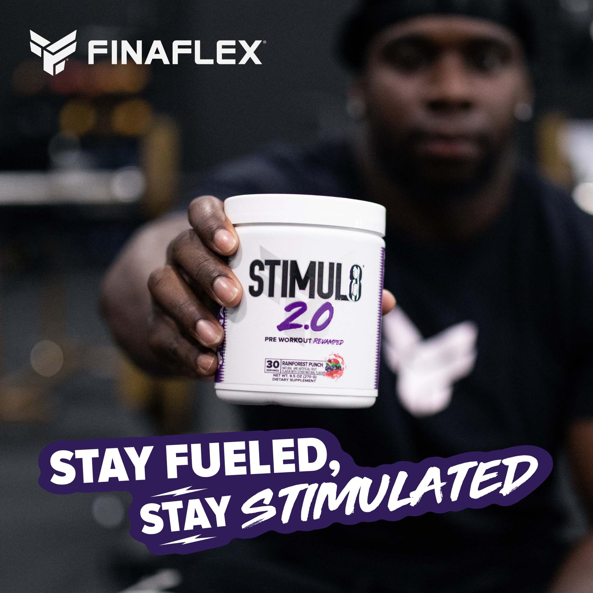 FINAFLEX STIMUL8 2.0 Pre Workout, Granny Apple - Delivers Energy, Focus & Strength FINAFLEX uk supplements