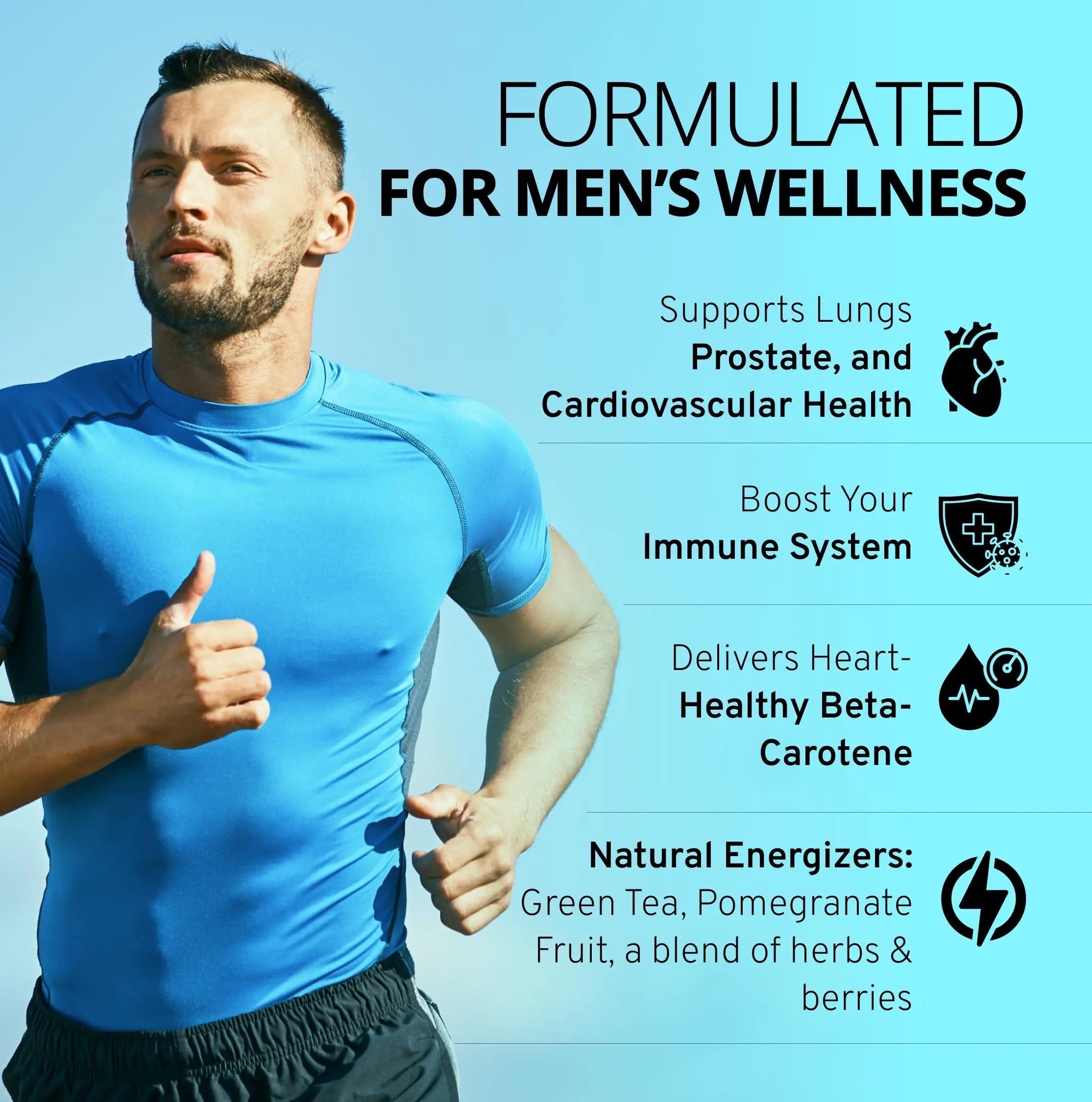 Stellar Labs Men's Low FODMAP Vegan Daily Multivitamin, No Iron | Easy On Sensitive Stomachs, Easy to Swallow Vitamins | Stellar Labs uk supplements