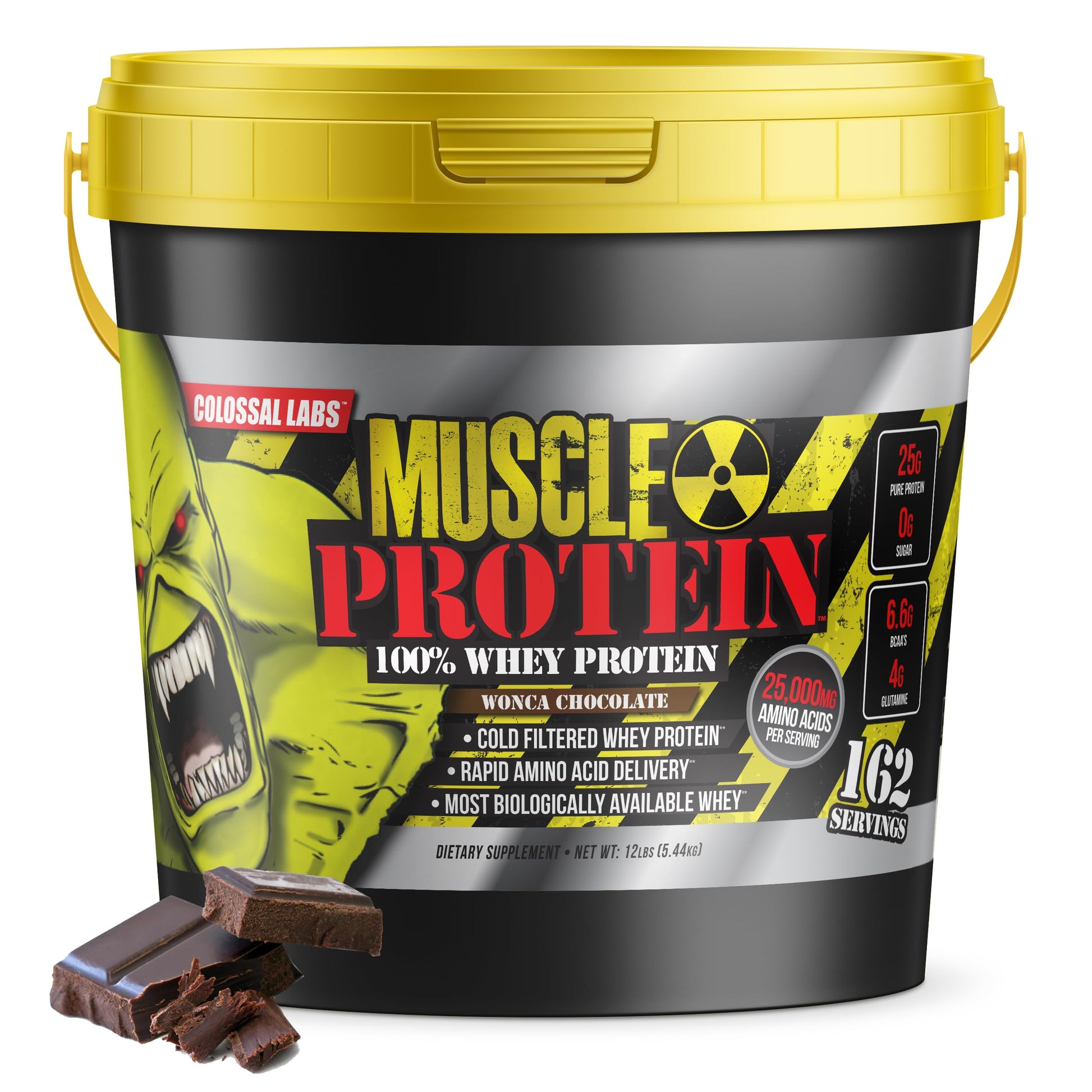 COLOSSAL LABS Muscle Protein Whey Powder [12 lbs/Pack of 1]–Chocolate Protein COLOSSAL LABS uk supplements