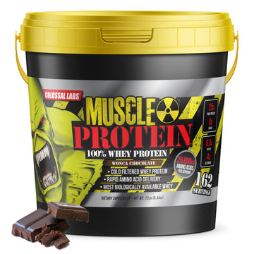 COLOSSAL LABS Muscle Protein Whey Powder [12 lbs/Pack of 1]–Chocolate Protein COLOSSAL LABS uk supplements