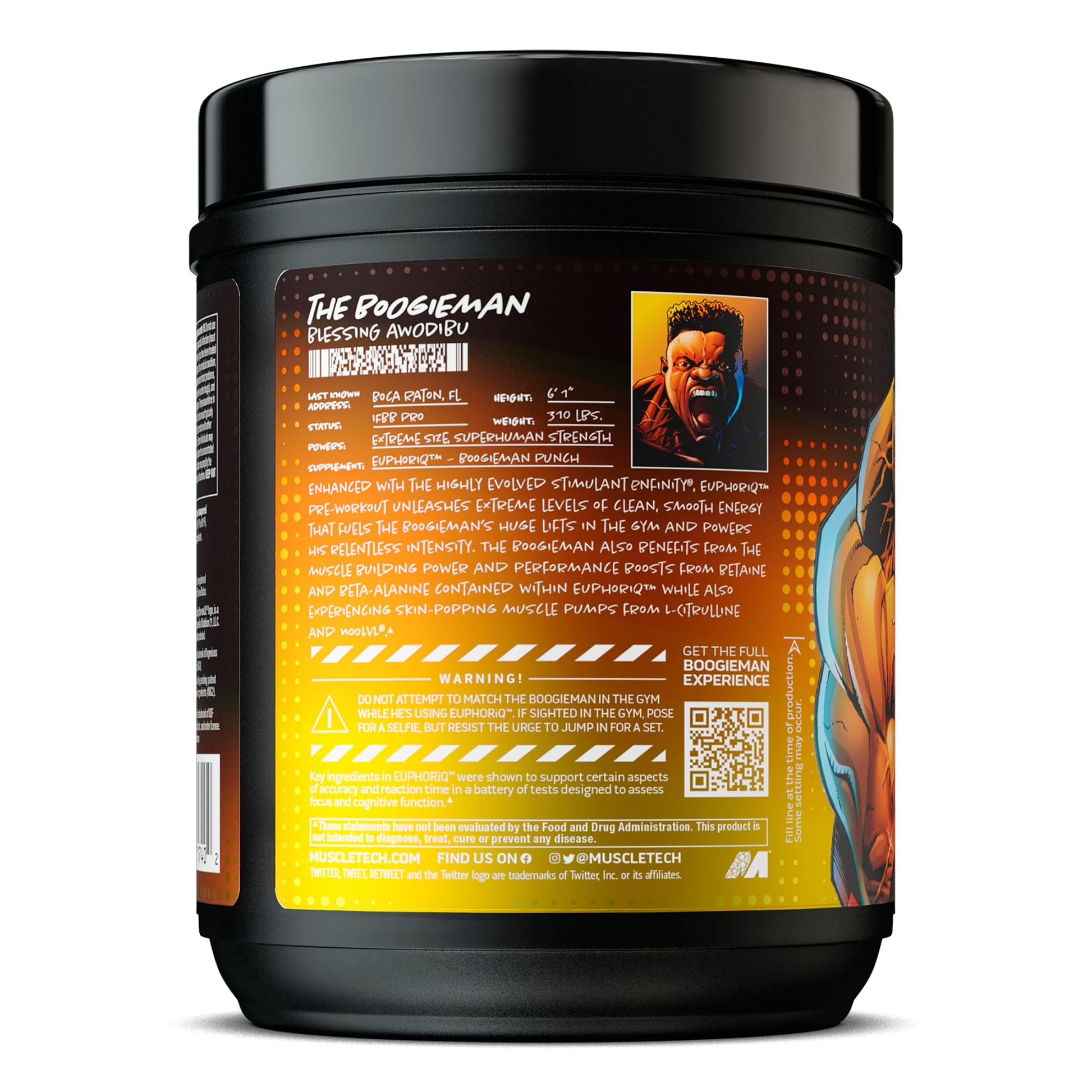 MuscleTech Pre Workout Powder EuphoriQ PreWorkout Smart Pre Workout Powder MuscleTech uk supplements