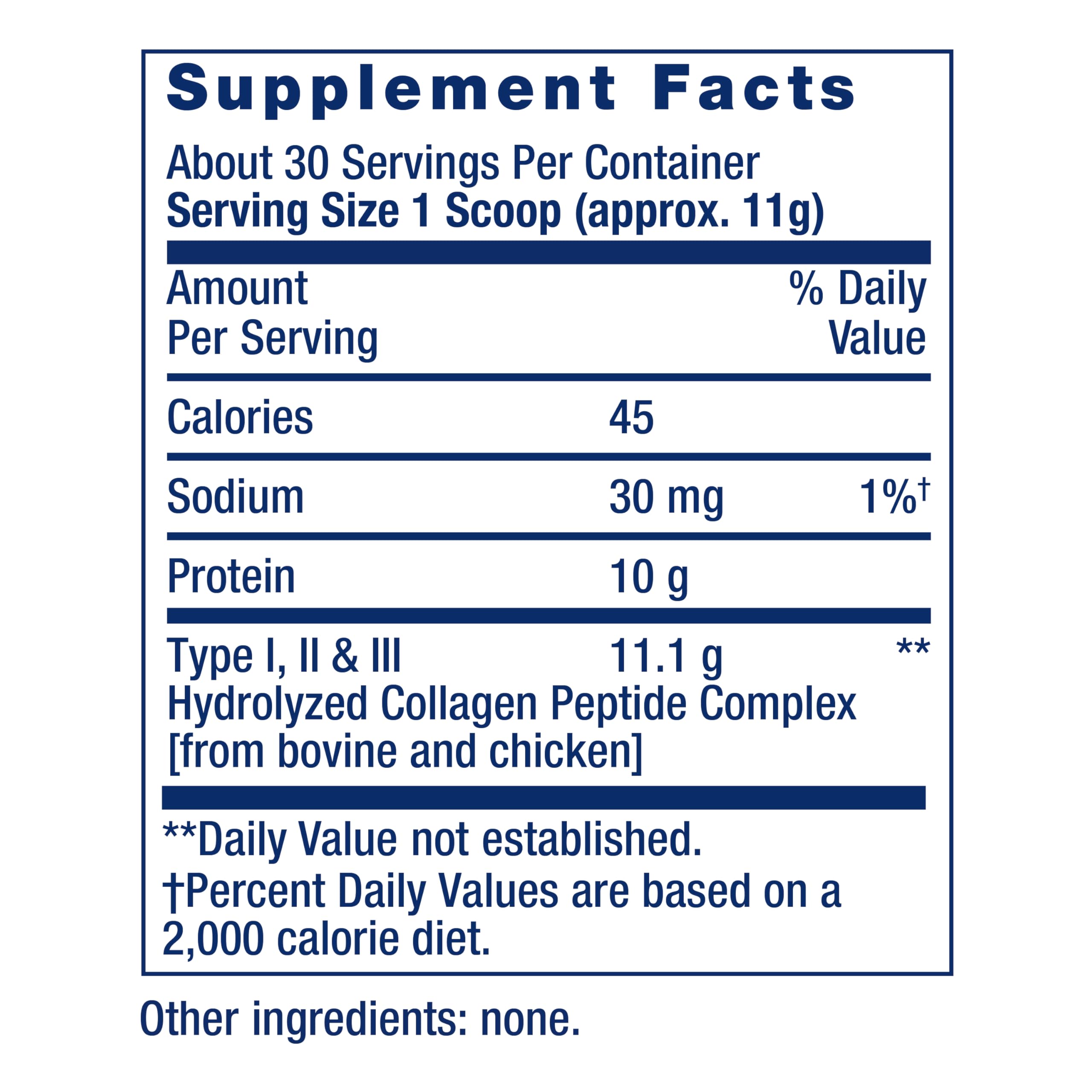 Life Extension Collagen Peptides for Skin & Joints, Collagen Types I, II & III in an Easy-Mix Powder, Gluten Free, Non-GMO, net Weight 343 Grams Life Extension uk supplements