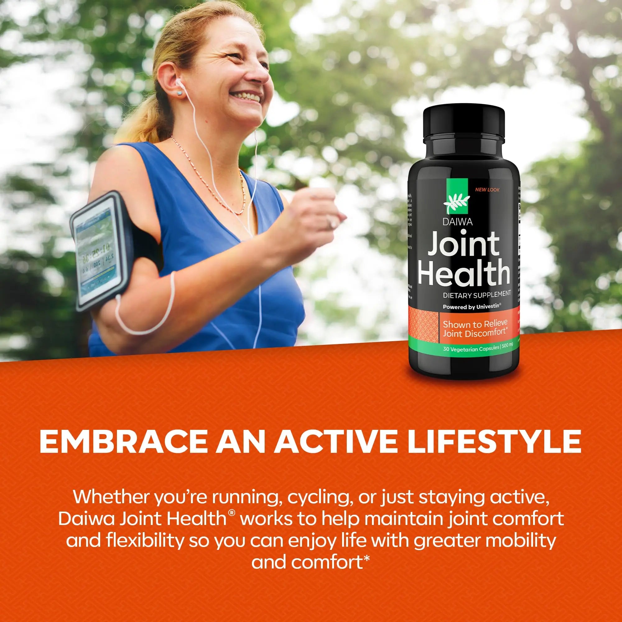 Daiwa Joint Health - Tendon and Ligament Supplements with Chinese Skullcap and Acacia Catechu - Traditional Plant-Based Formula for Active Lifestyles - Non-GMO, 30 Vegetarian Capsules Daiwa Health Development uk supplements