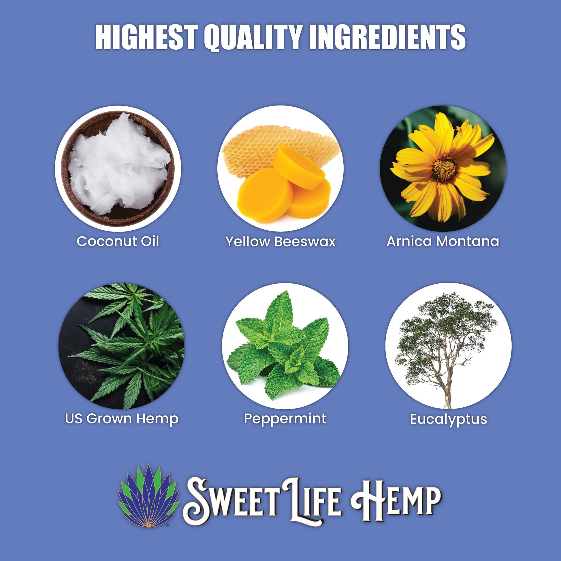 Sweet Life | Hemp Salve Stick | 2000mg | Small Business | Organic | Body Balm | Muscle Comfort Sweet Life uk supplements