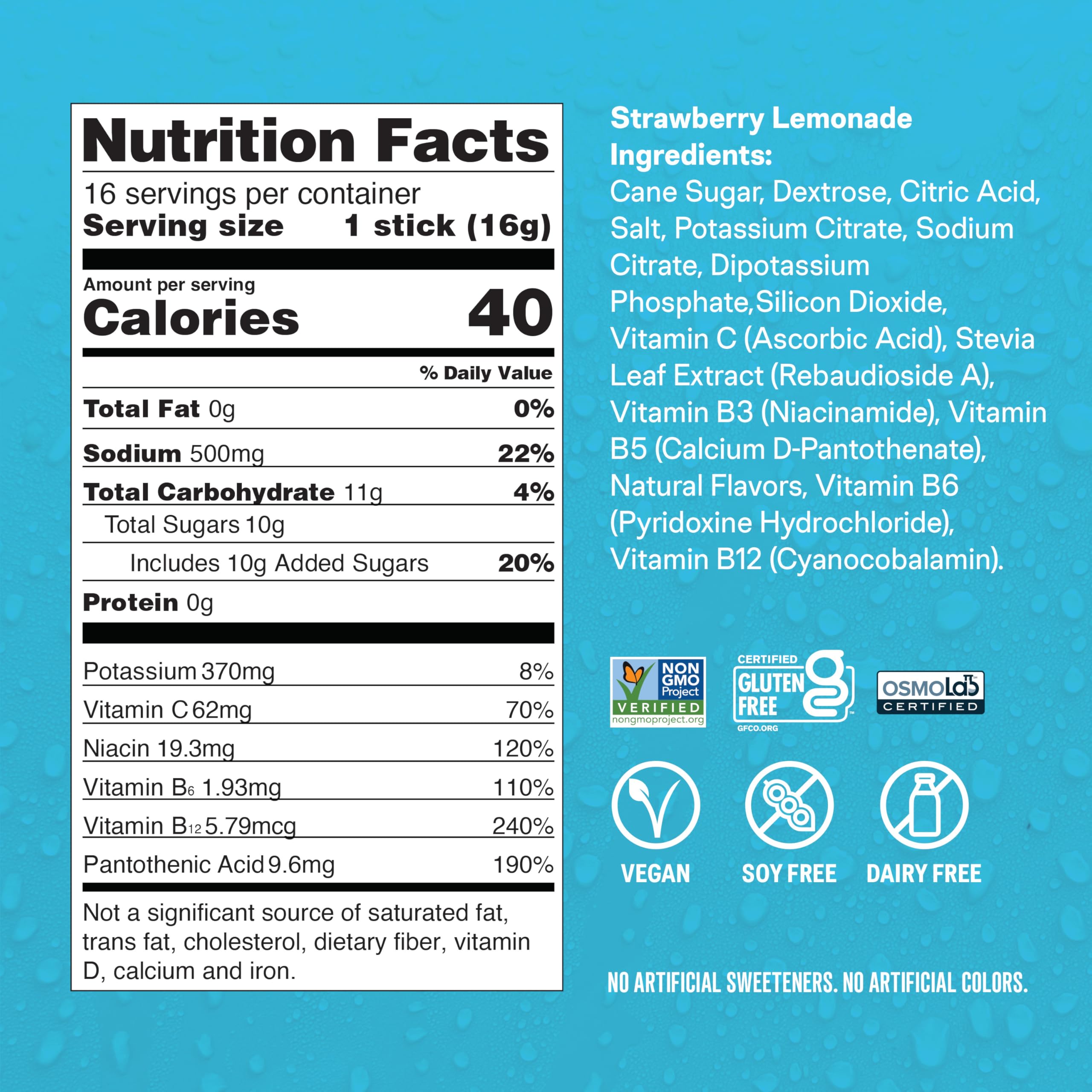 Liquid I.V.® Hydration Multiplier - Strawberry Lemonade | Electrolyte Powder Drink Mix | 3 Pack (48 Servings) Liquid I.V. uk supplements