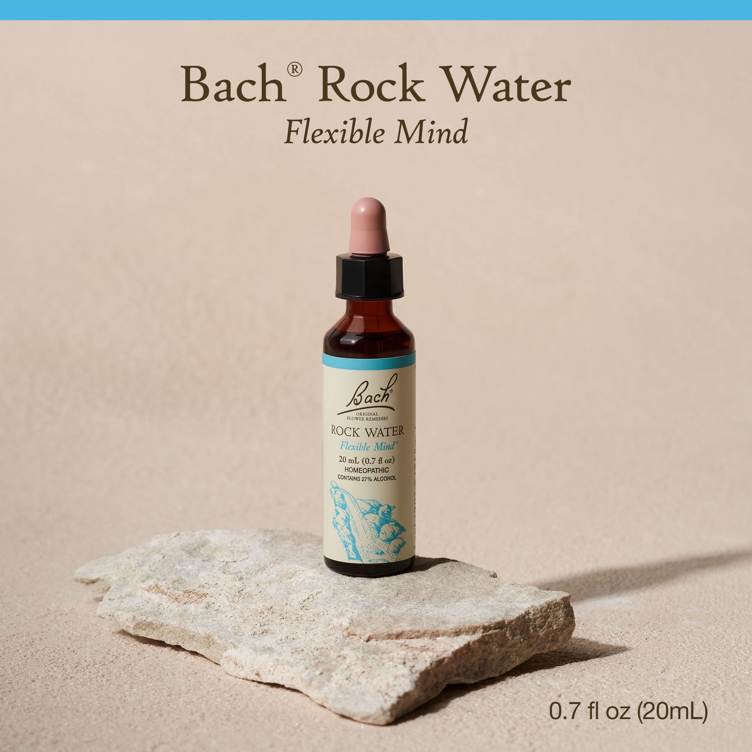 Bach Original Flower Remedies, Rock Water for Flexibility, Natural Homeopathic Flower Essence Bach uk supplements