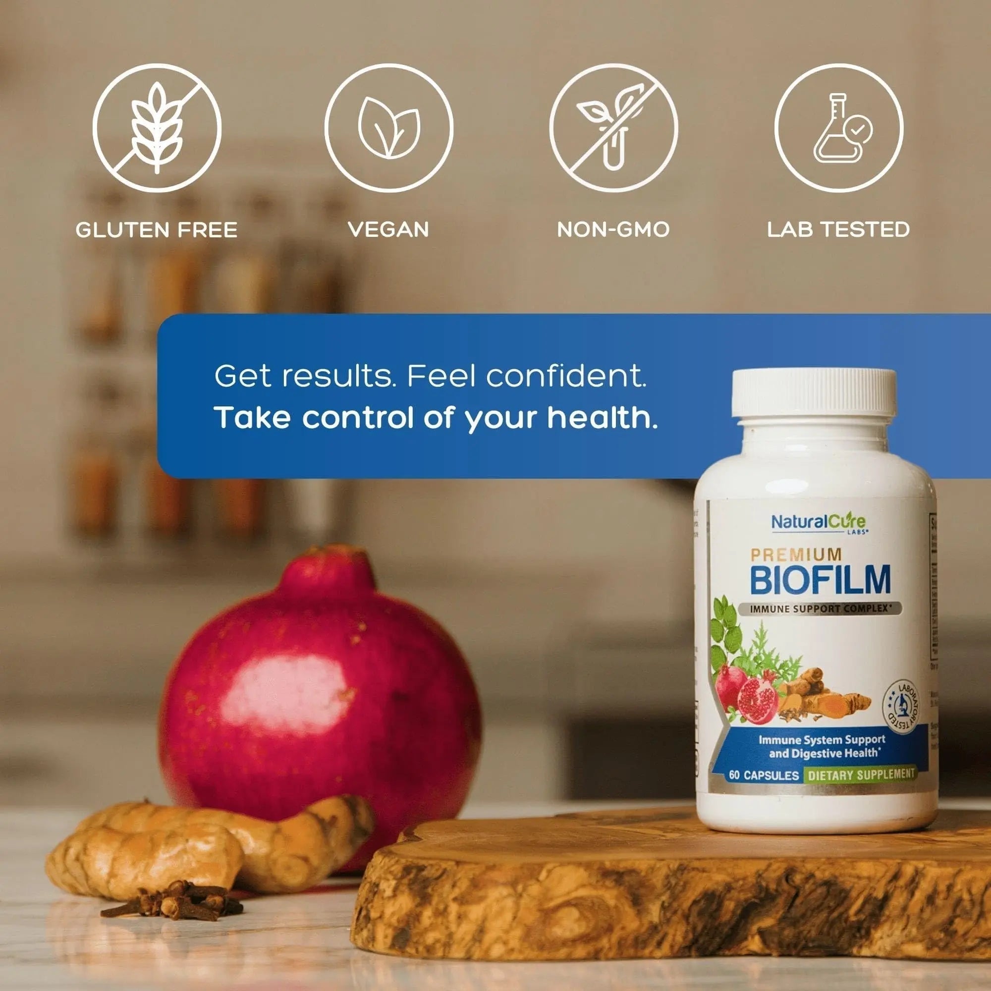 Natural Cure Labs Biofilm Complex – Premium Biofilm Formula Botanicals & Herbs | Biofilm Product for Digestion & Immune Support | Natural Cure Labs uk supplements