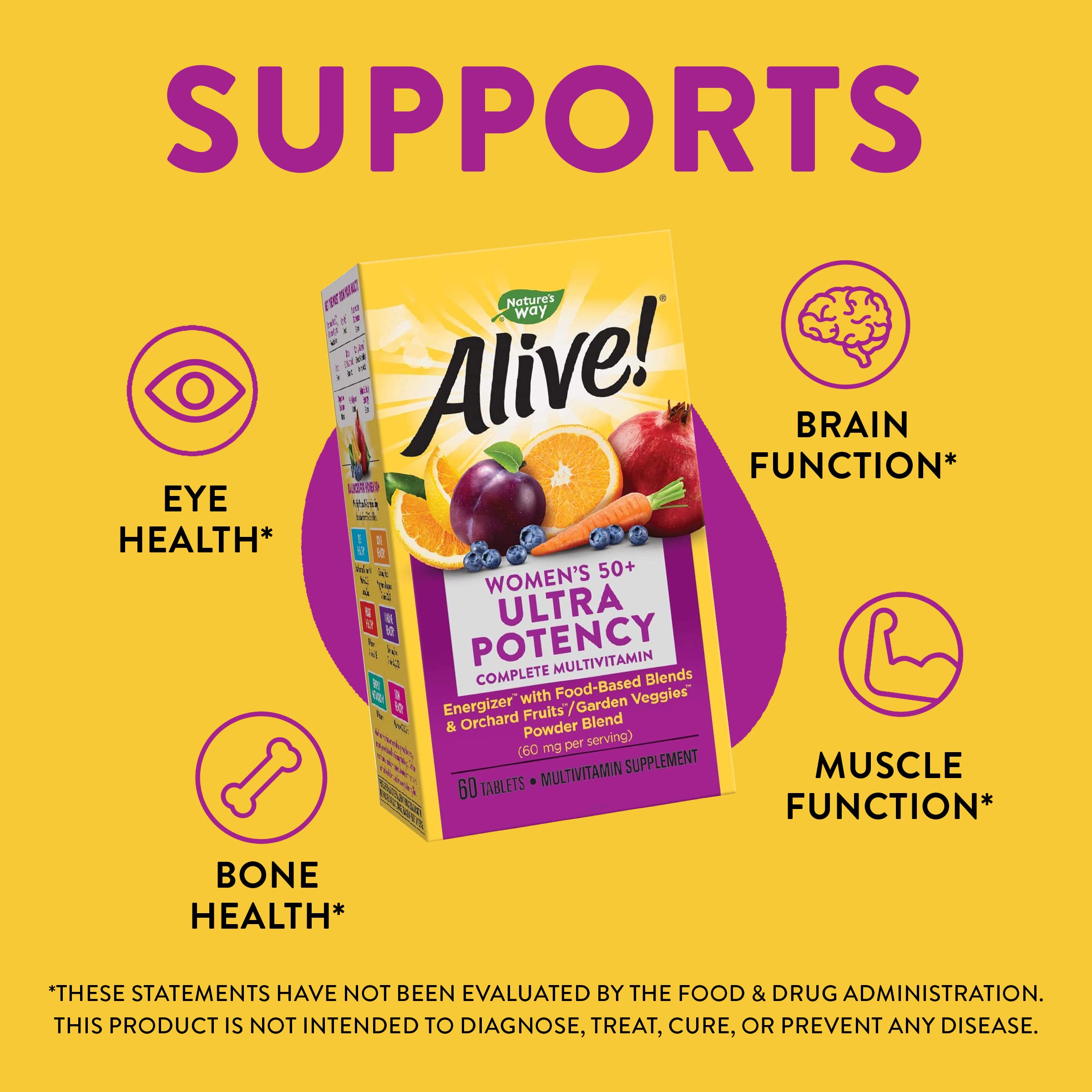 Nature’s Way Alive! Women’s 50+ Ultra Potency Complete Multivitamin Nature's Way uk supplements