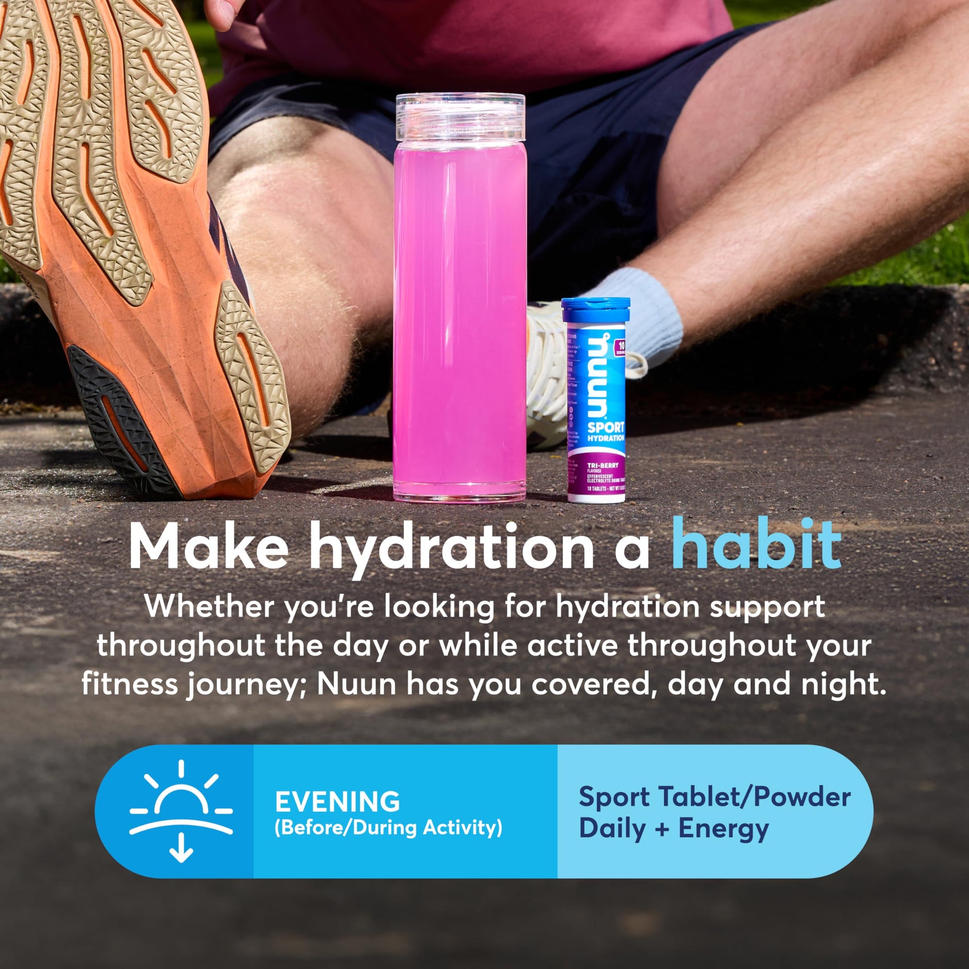 Nuun, Electrolyte Drink Tabs Energy Wild Berry, 8 Count, 1.9 Ounce Nuun uk supplements