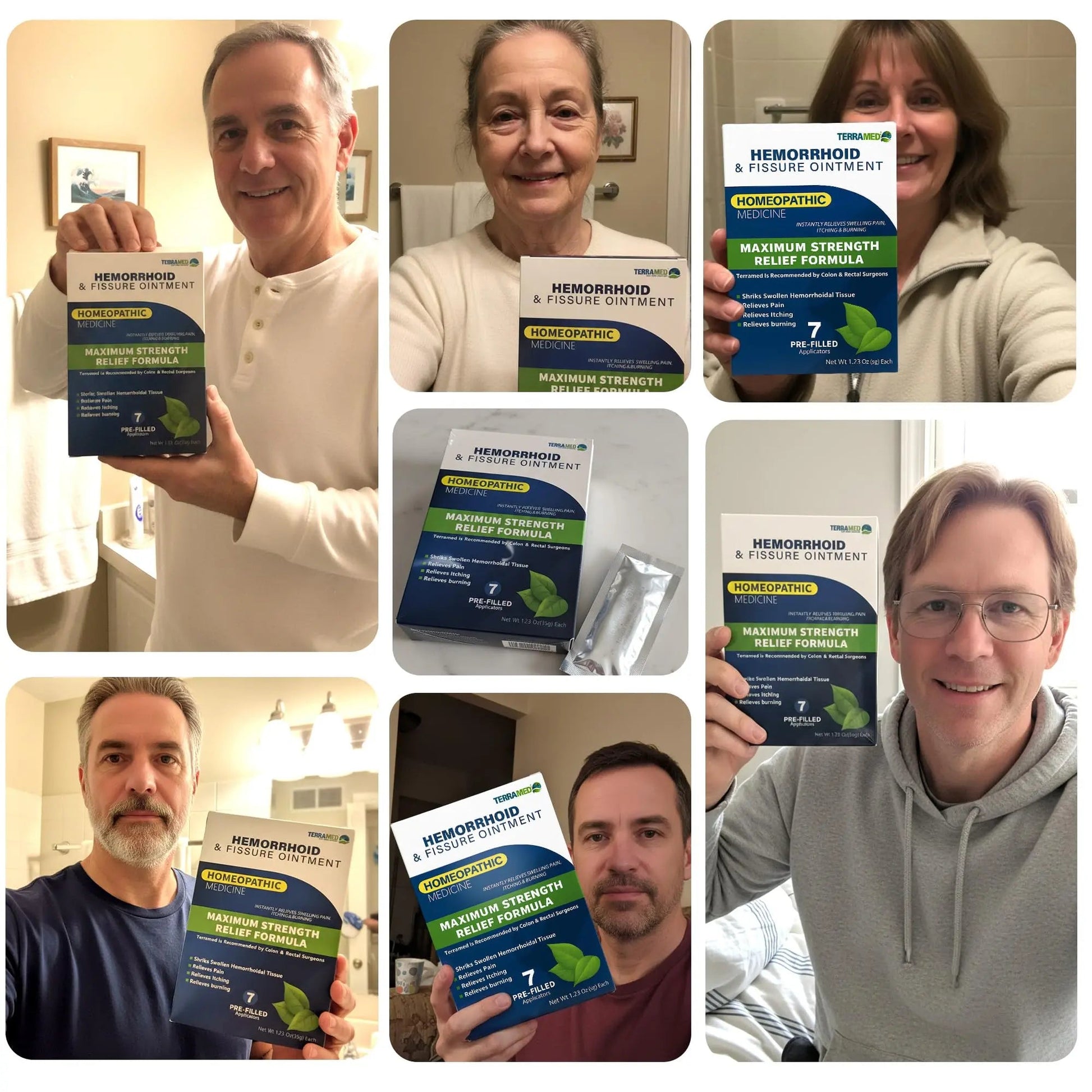 Hemorrhoid Treatment | Hemorrhoid Ointment | Hemorrhoid & Fissure Ointment | 7 Pre-Filled Applicators | Fast & Effective Relief | Reduces Swelling, Itching & Discomfort | Advanced Formula Terramed Just Think Comfort uk supplements