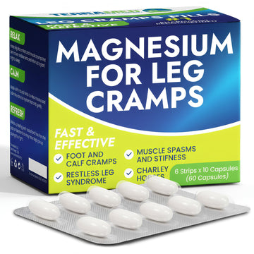 Leg Cramp Relief Pills | Pain Relief for Muscle Spasms, Soreness, & Foot and Calf Cramps | Homeopathic Medicine for Restless Legs Syndrome Relief (30 Pills) Terramed Just Think Comfort uk supplements