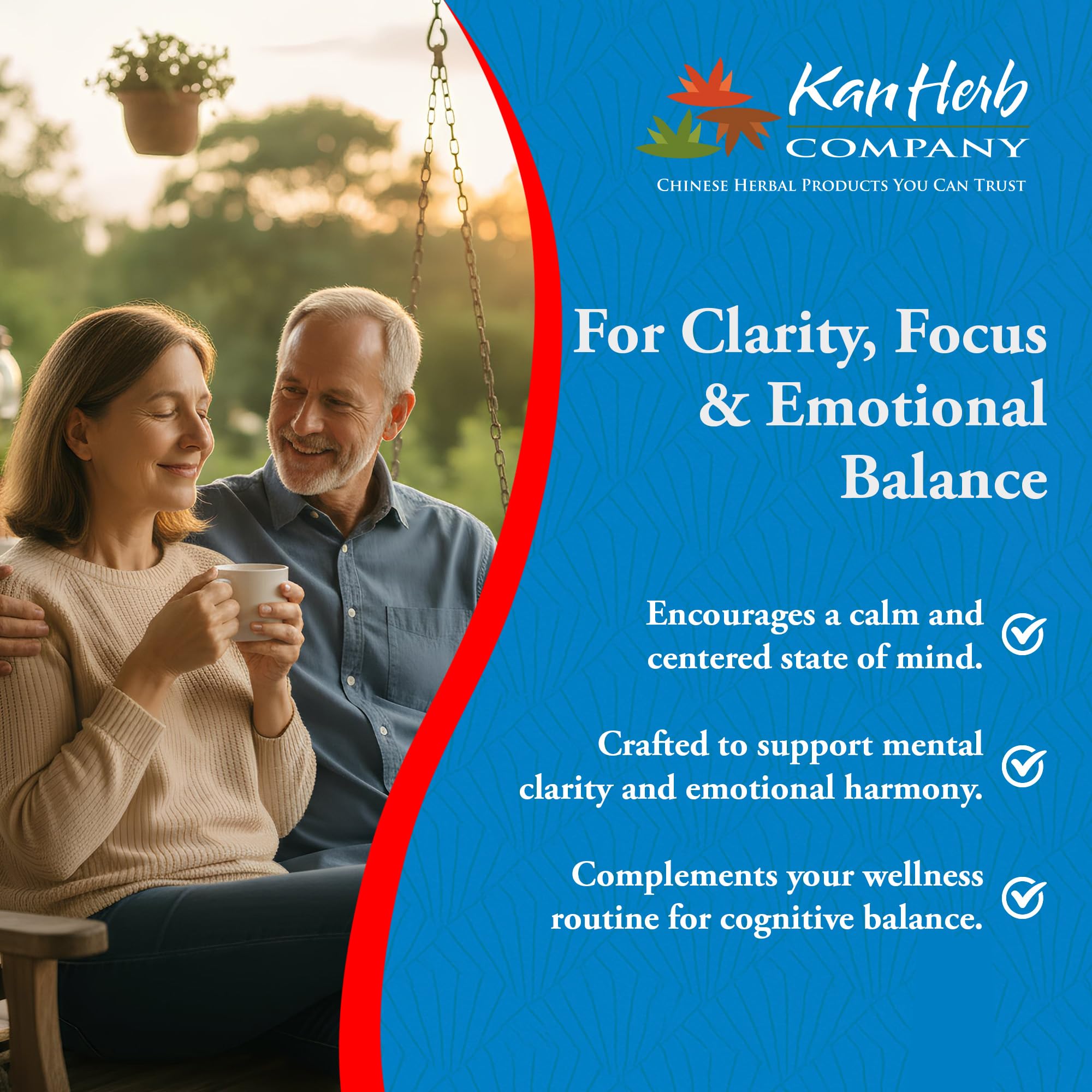 Kan Herbs Company Clear Mind Formula – Traditional Chinese Herbal Blend for Cognitive Clarity and Spirit Support, Nourishes Heart Yin and Blood, Calms Shen, Herbal Supplement, 60 Tablets Kan Herbs uk supplements