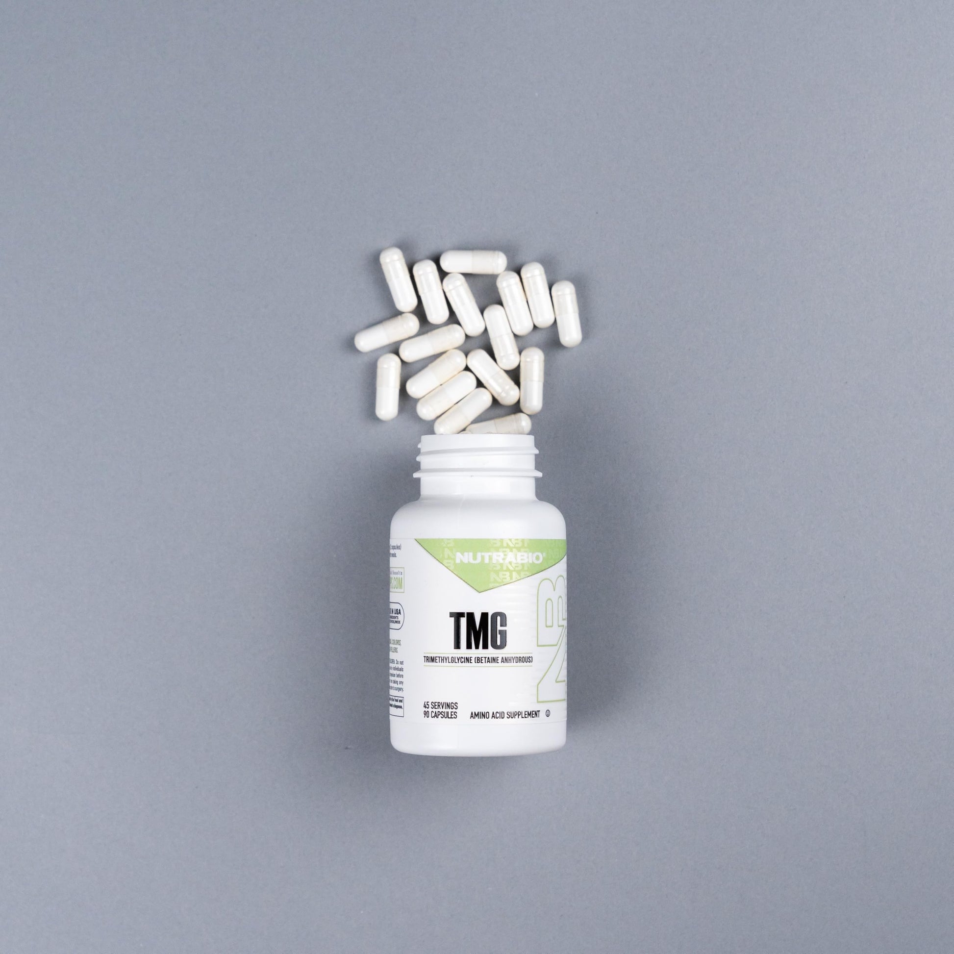 NutraBio TMG Supplements Betaine Anhydrous 500mg Capsules, Trimethylglycine Homocysteine Support NutraBio uk supplements