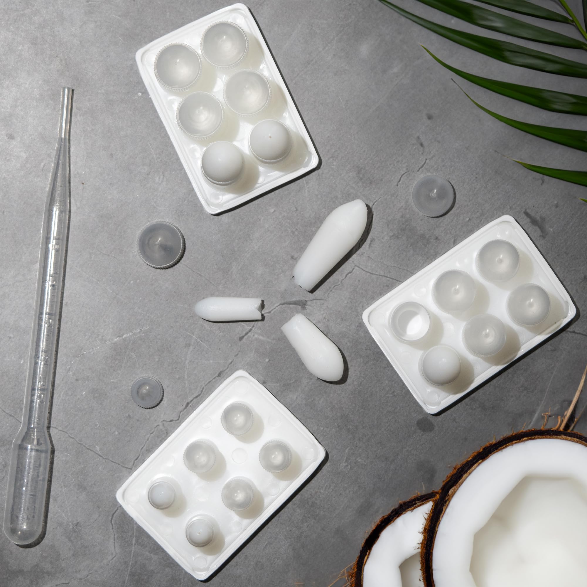 Suppository Molds Kit - Made in France, 3 Sizes (1ml, 2ml, 3ml), Reusable Suppositories Mold - 4 Trays Hoxycom uk supplements