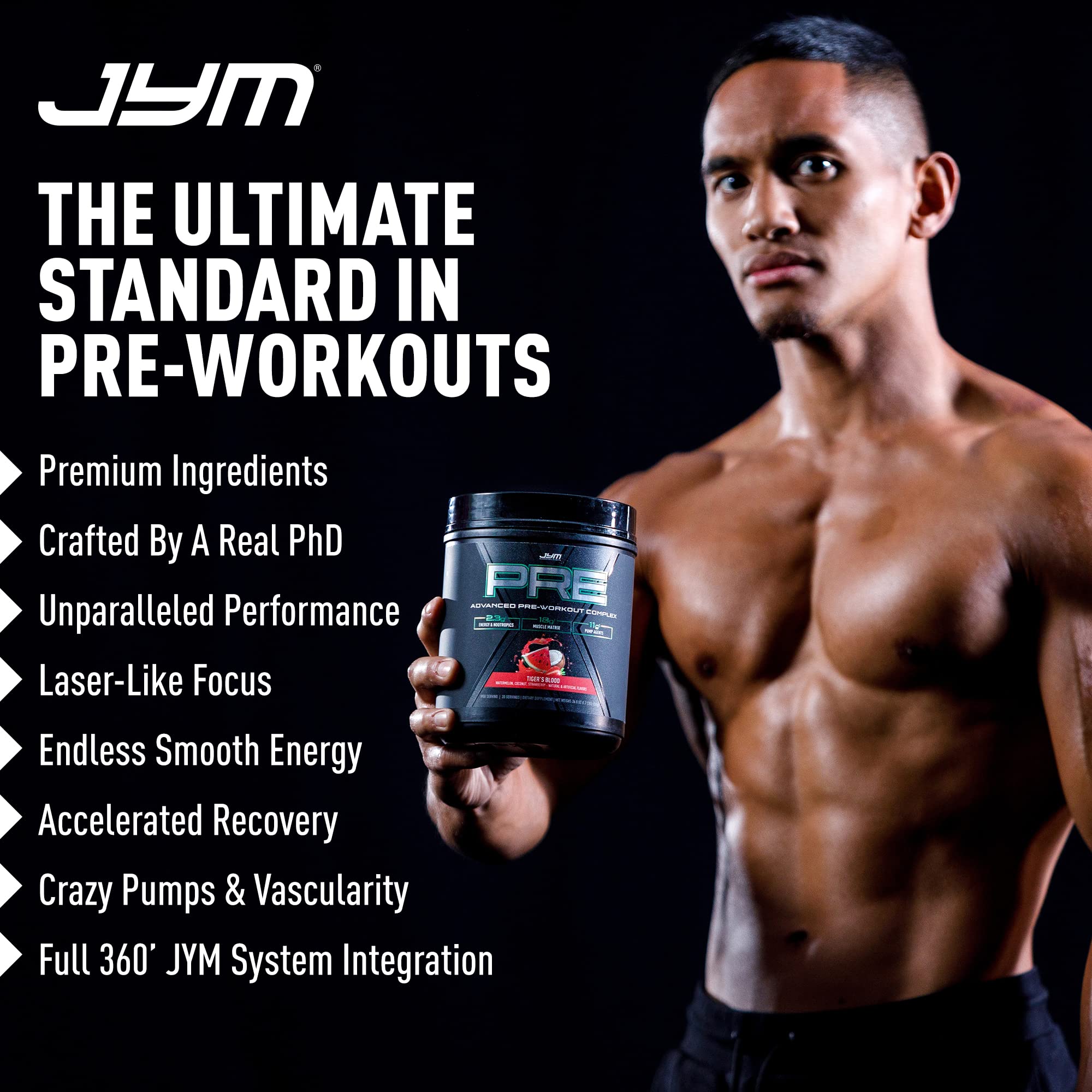 PRE JYM X - Rise N' Grind JYM Supplement Science uk supplements
