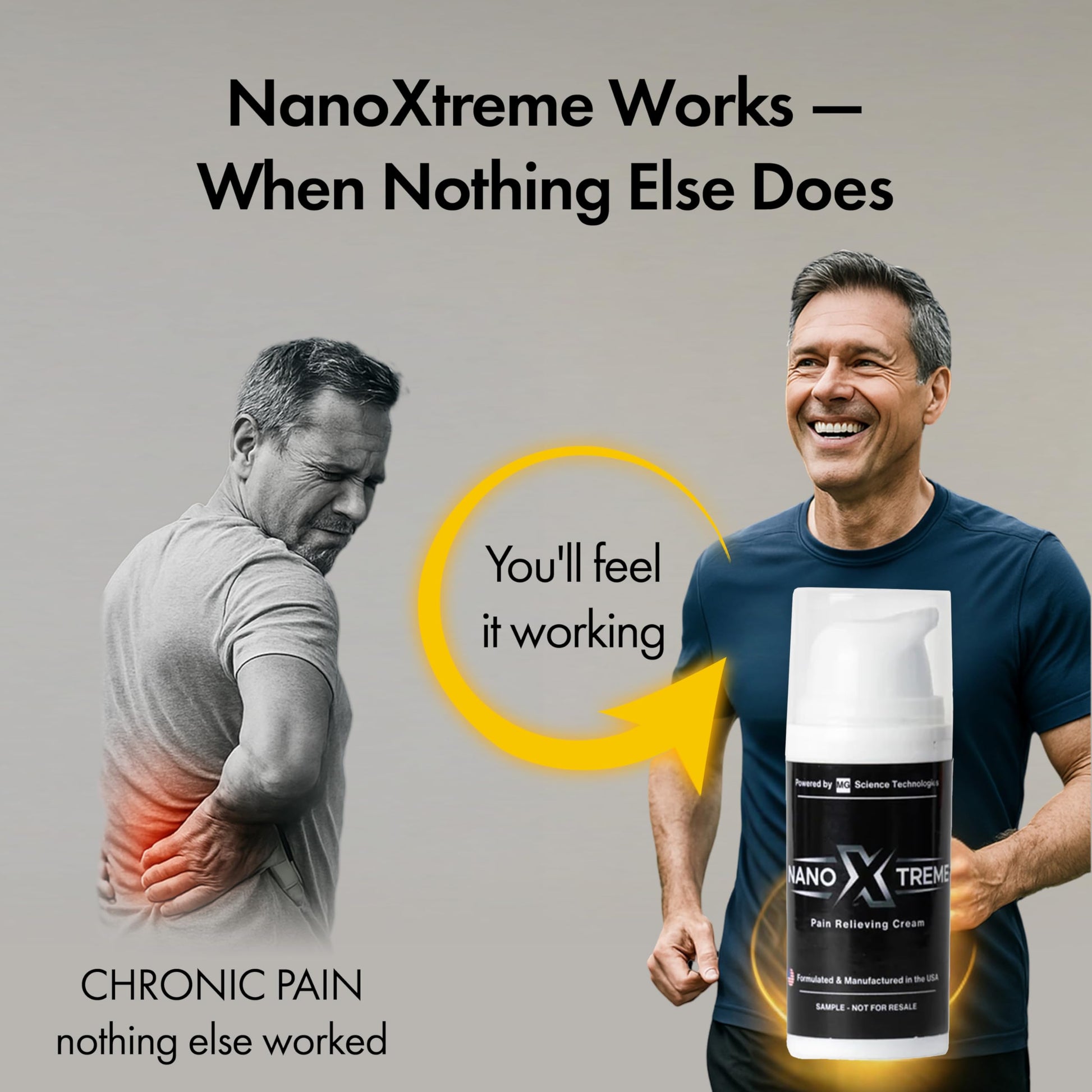 NANOXTREME Pain Relief Cream – Fast-Acting Topical for Muscle, Joint & Nerve Discomfort – Deep-Absorbing, Long-Lasting Formula with Natural Ingredients – Cooling Sensation – 1 oz Size – Made in USA NANOXTREME uk supplements