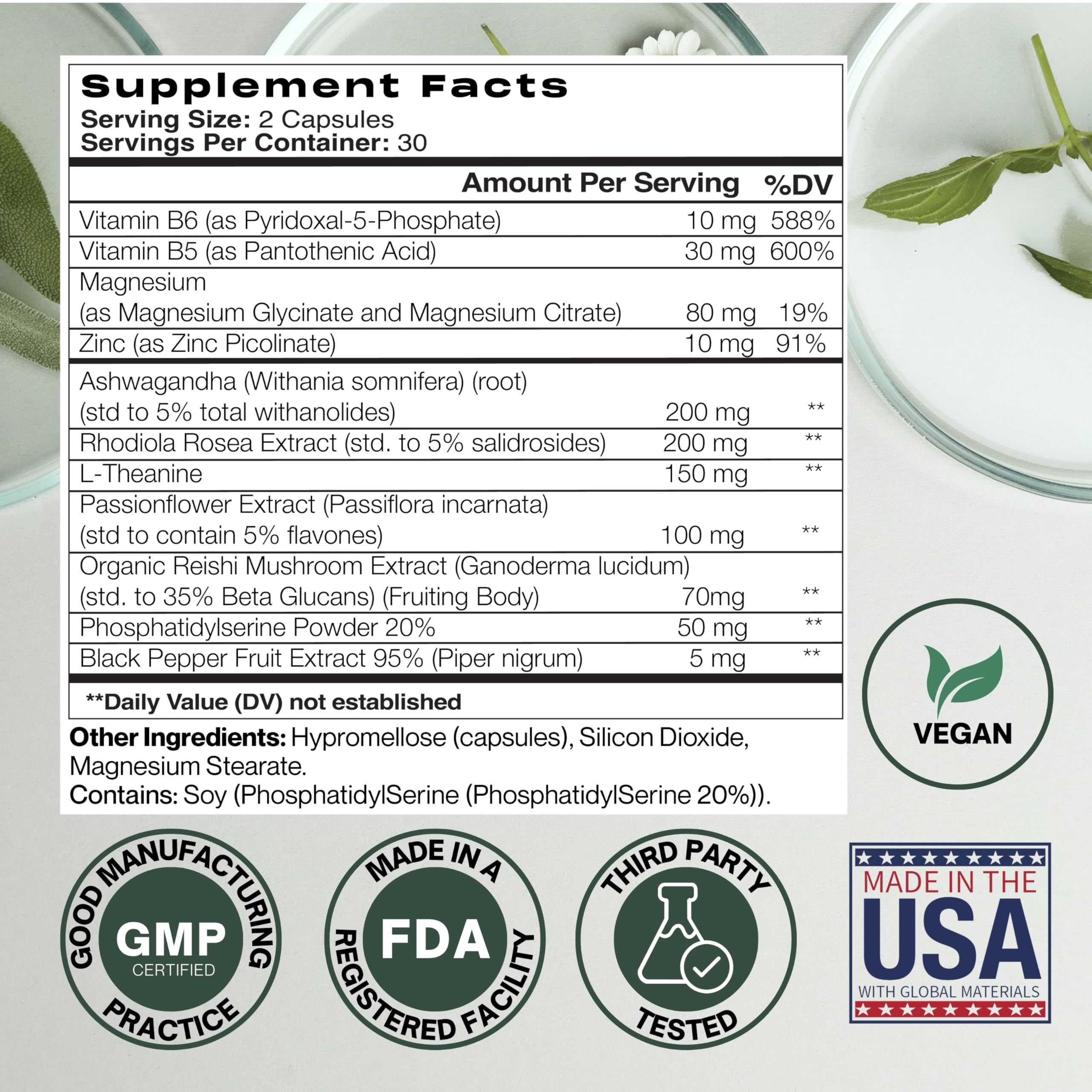 The Simple Fix Cortisol Balance Supplement – Supports Stress, Focus & Daily Energy – with Ashwagandha, Rhodiola Rosea, L-Theanine, Magnesium, Zinc & B6 – Adaptogen Formula – Vegan Capsules The Simple Fix uk supplements