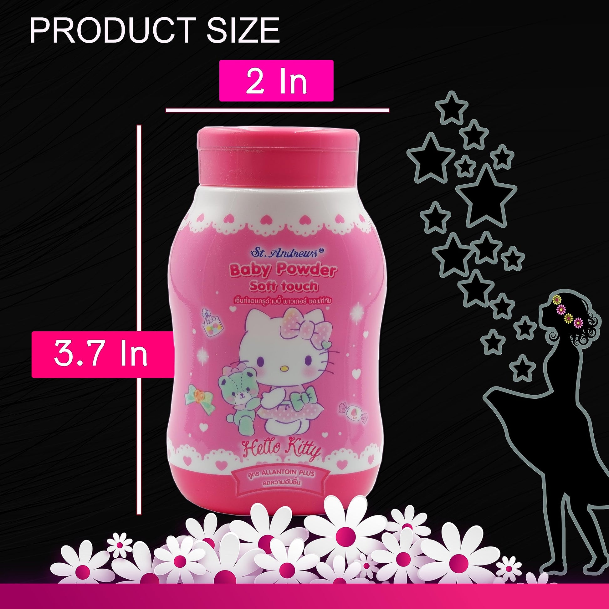 Body Powder for Women Girls Feminine Dusting Powder 1.76oz (Pack of 6) YARIN uk supplements