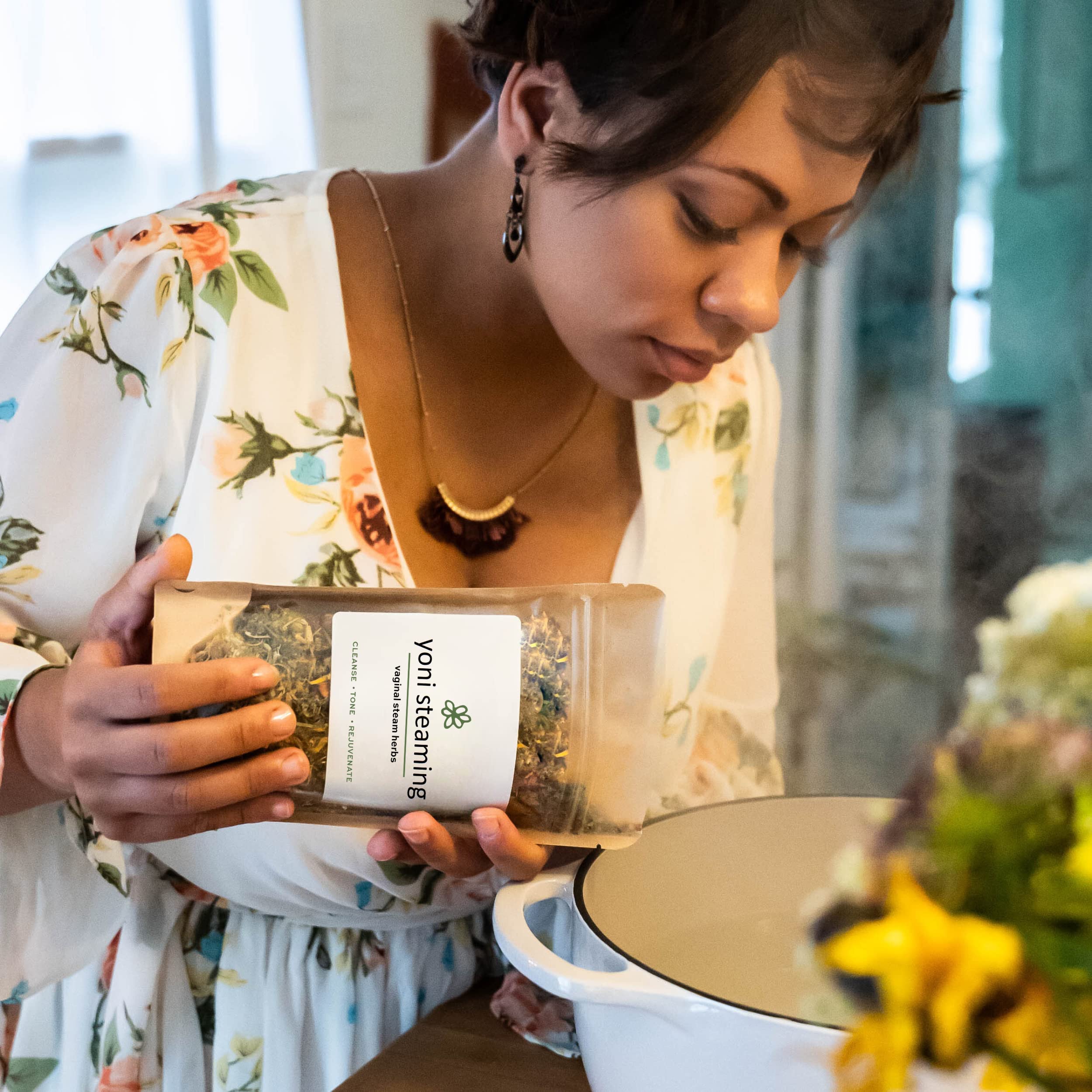 Yoni Steaming Herbs (5 Steams) | Cleansing + Gentle Formula | Formulated by Trained Herbalist WILDFLOWER WELLNESS uk supplements