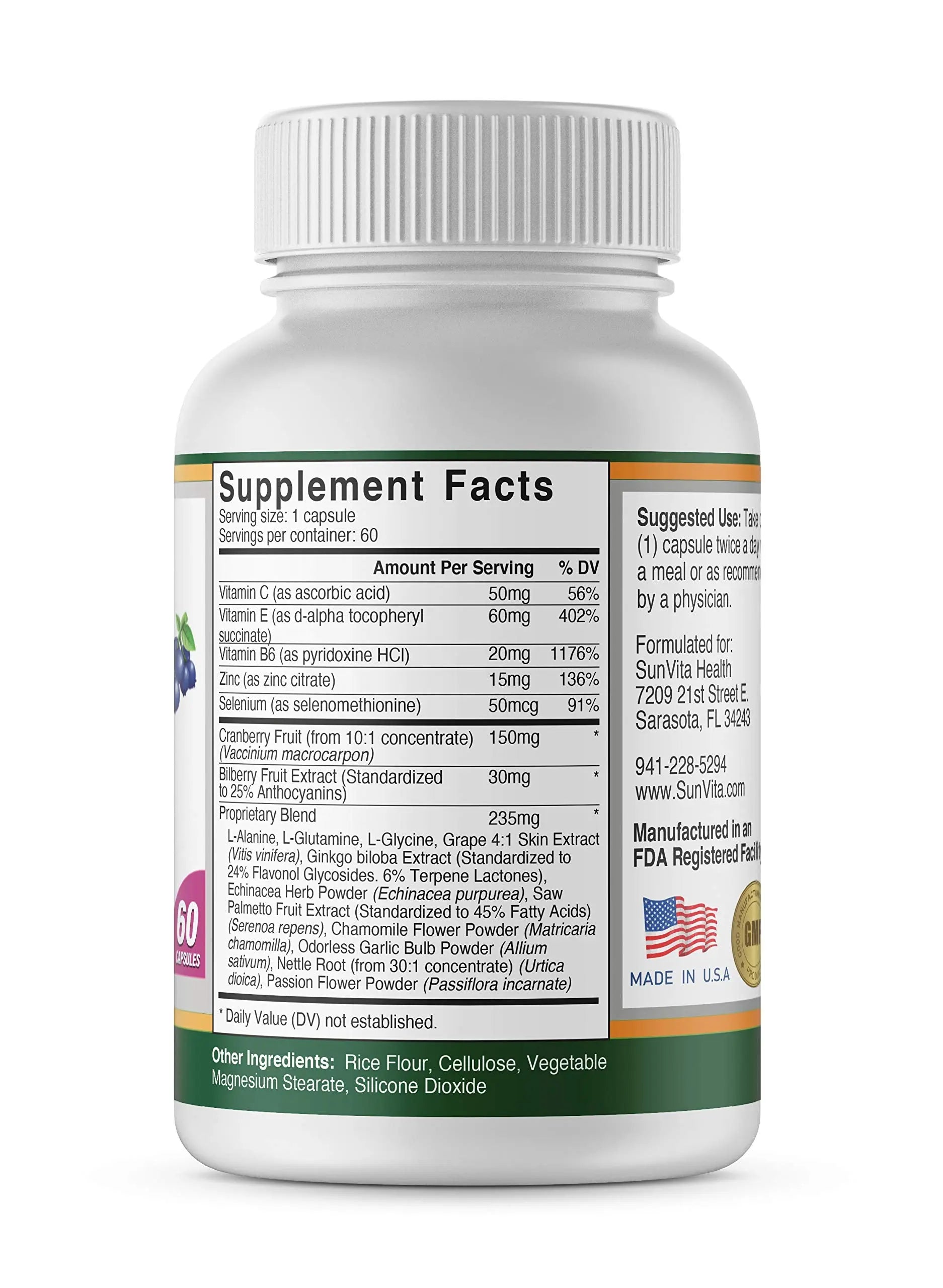 SunVita Health - Bladder Balance® - Bladder Control for Women • Bladder Issues Such as Urinary Frequency, Urgency and Urinary Tract Issues! SunVita Health uk supplements